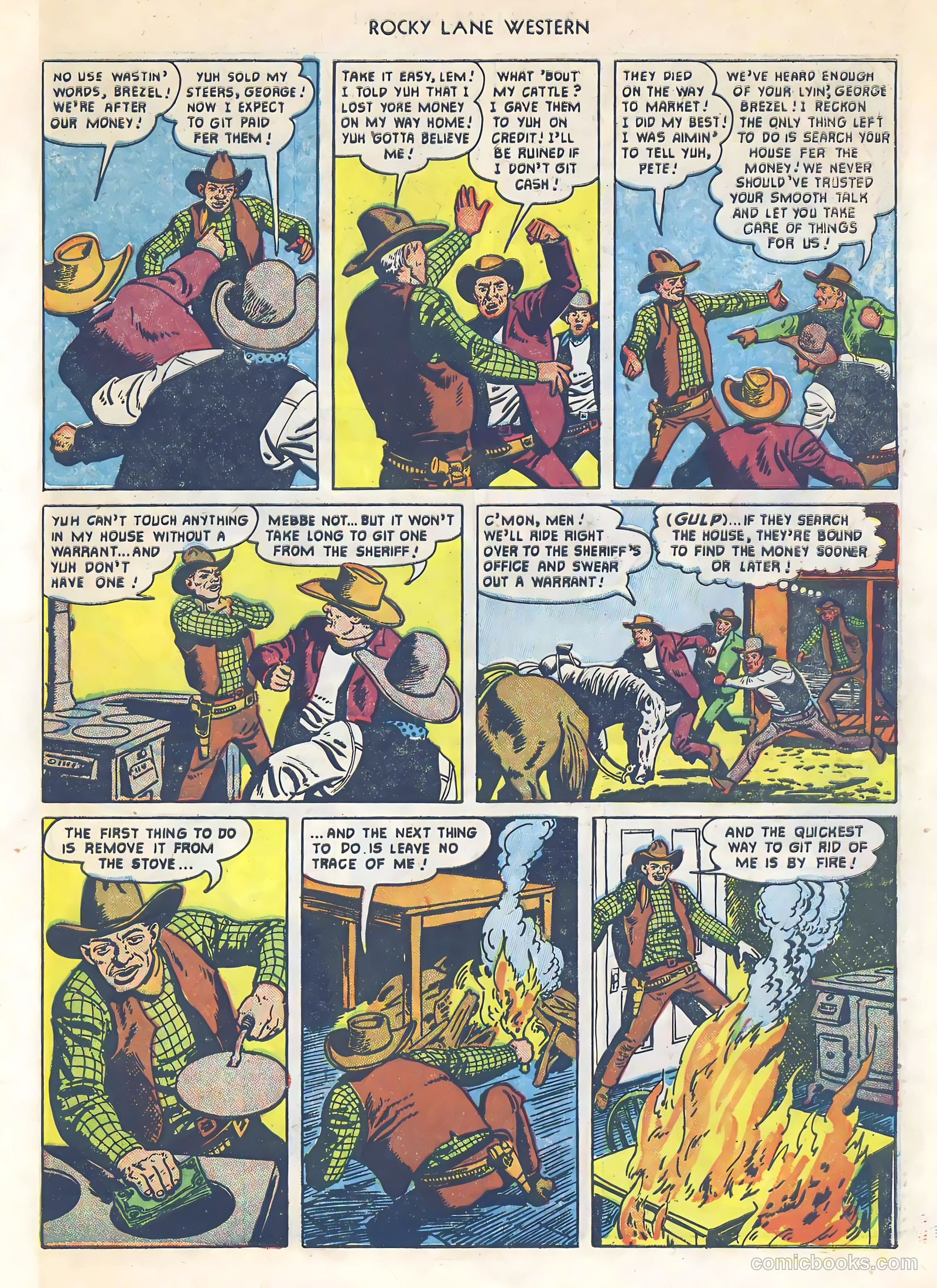 Rocky Lane Western #34 — page 26 of 33