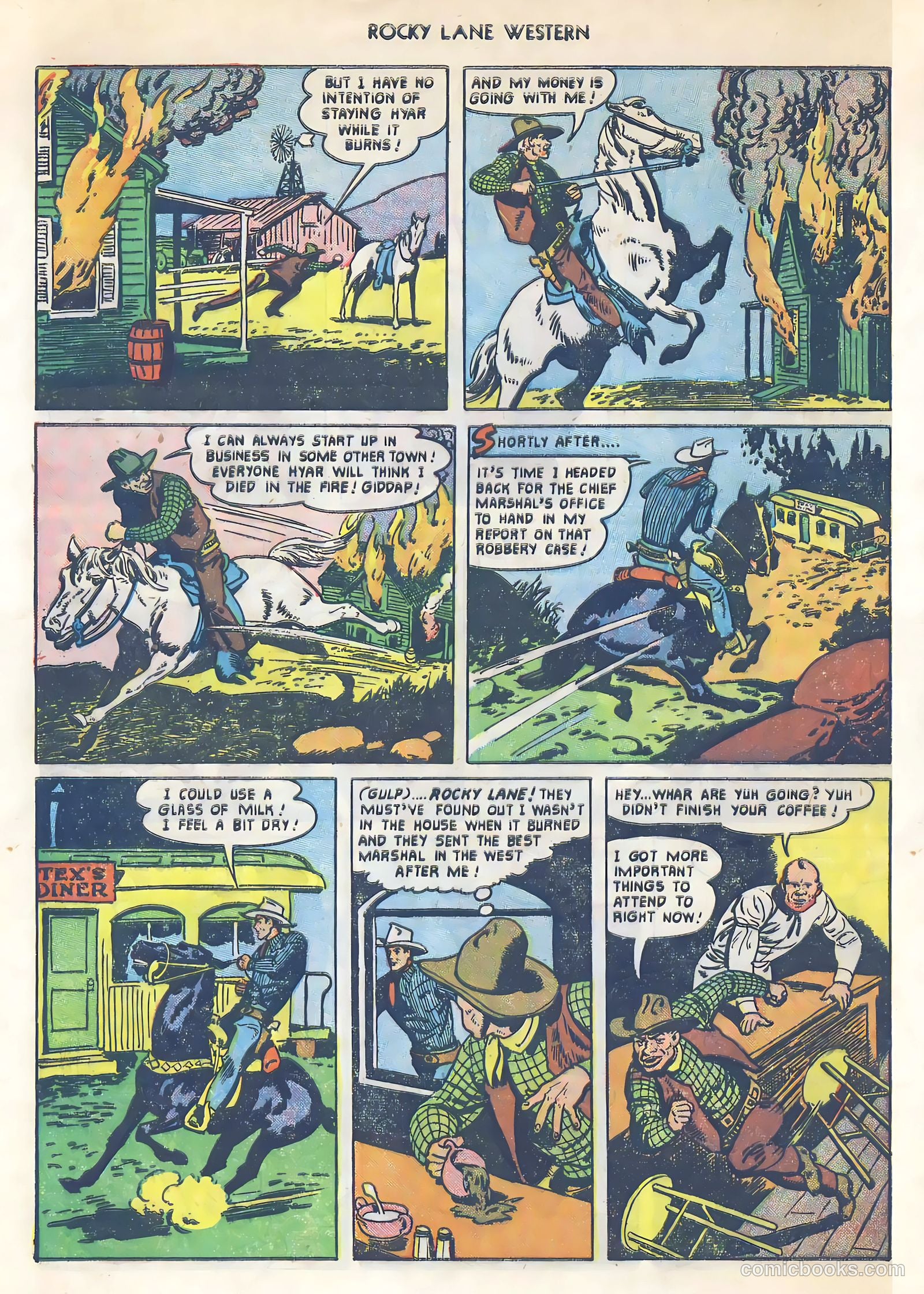 Rocky Lane Western #34 — page 27 of 33