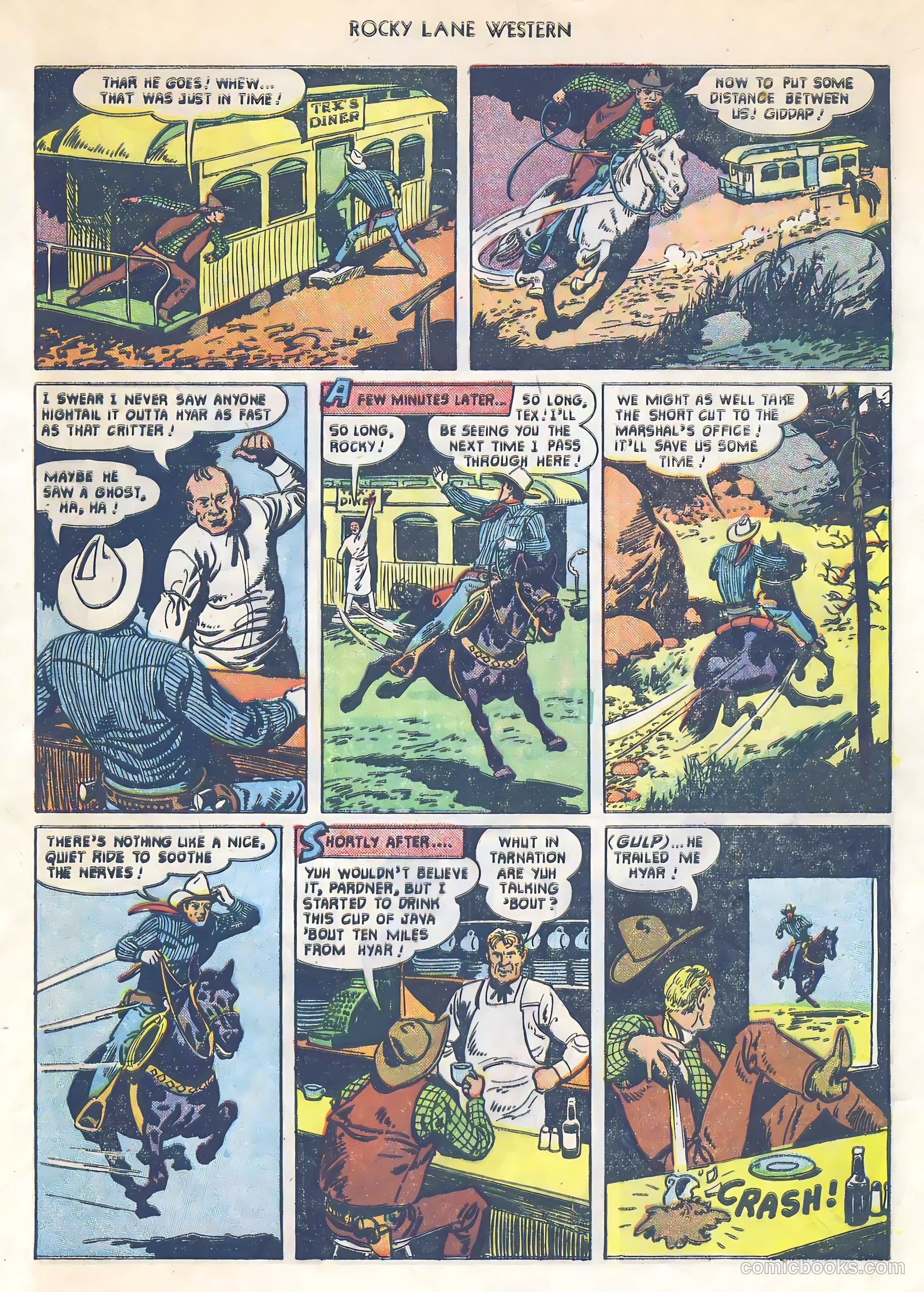 Rocky Lane Western #34 — page 28 of 33