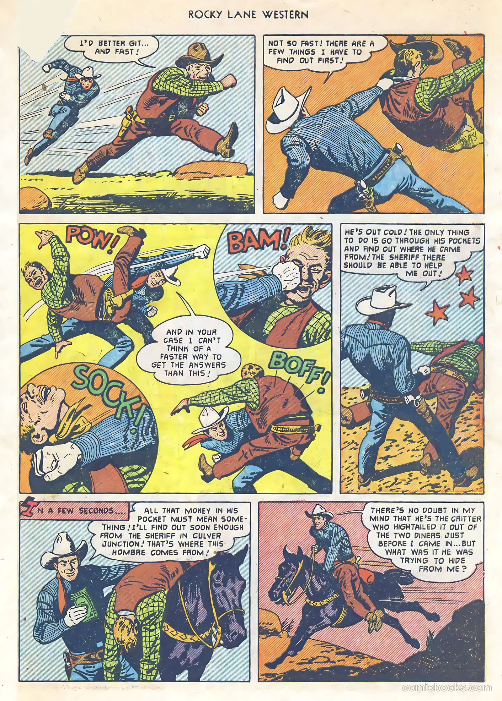 Rocky Lane Western #34 — page 30 of 33