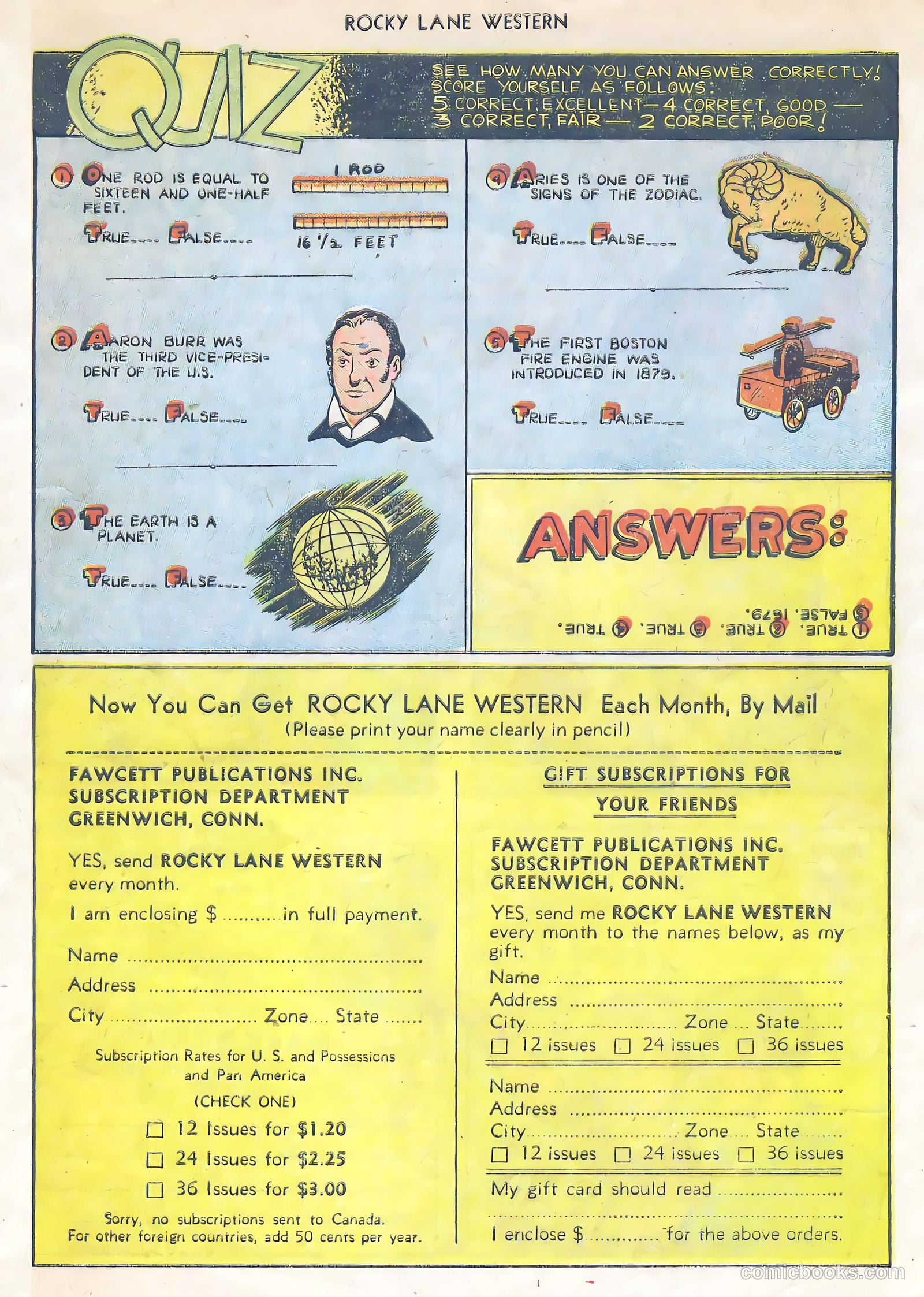 Rocky Lane Western #34 — page 32 of 33