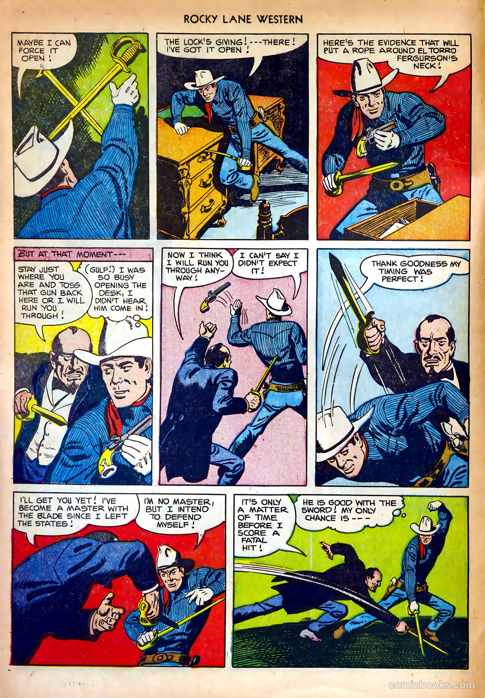 Rocky Lane Western #35 — page 8 of 36