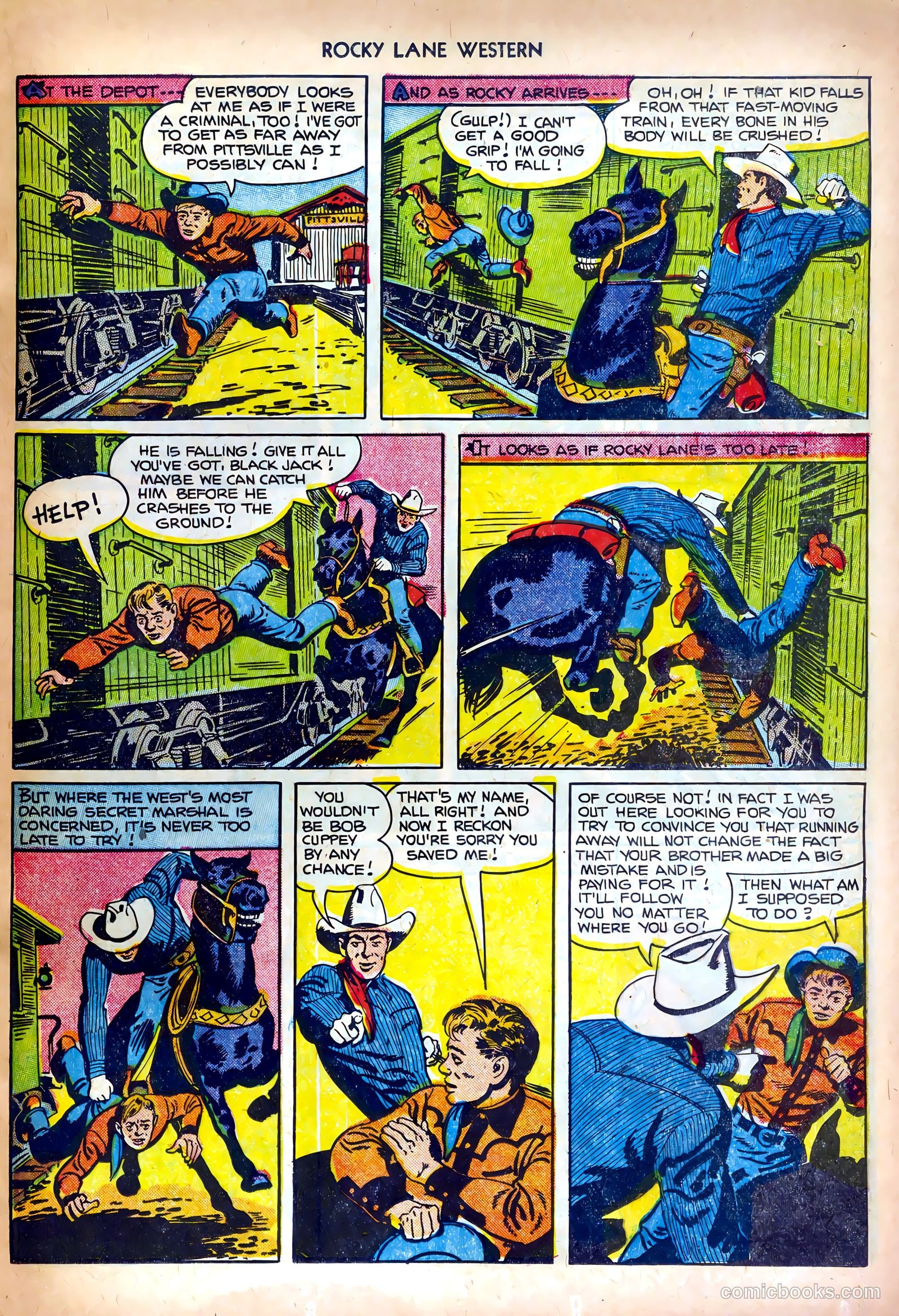 Rocky Lane Western #35 — page 17 of 36