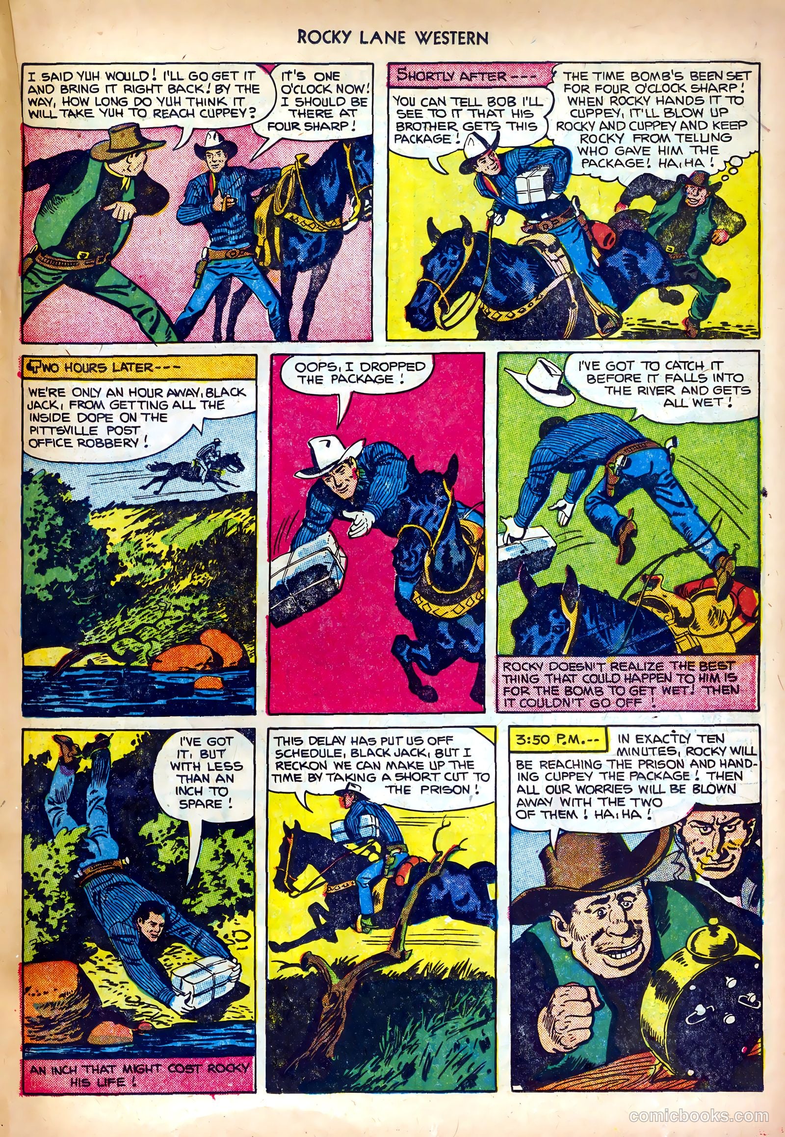 Rocky Lane Western #35 — page 19 of 36