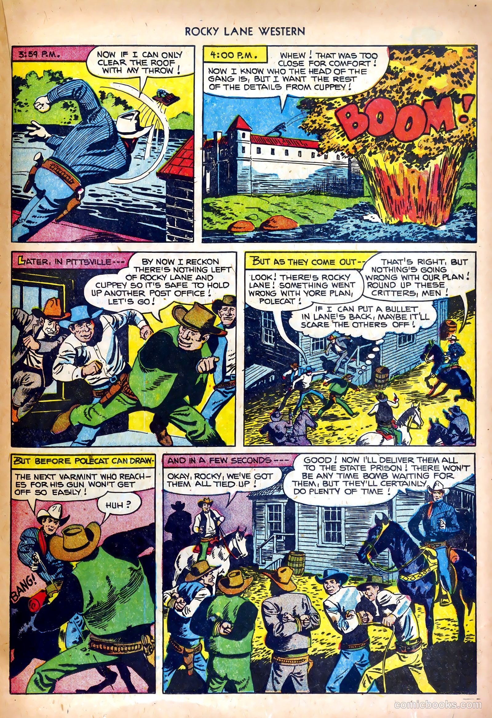 Rocky Lane Western #35 — page 21 of 36
