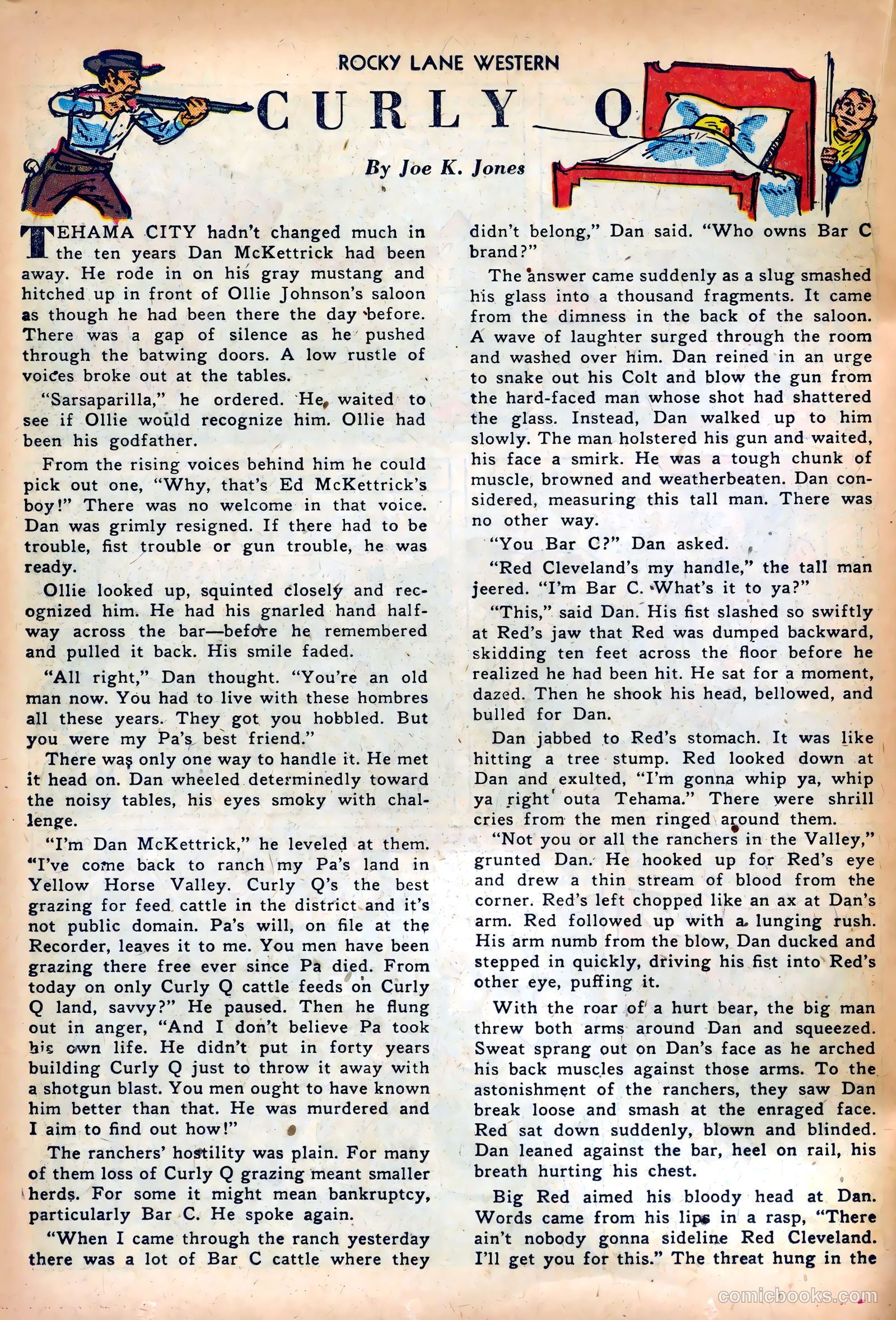 Rocky Lane Western #35 — page 22 of 36