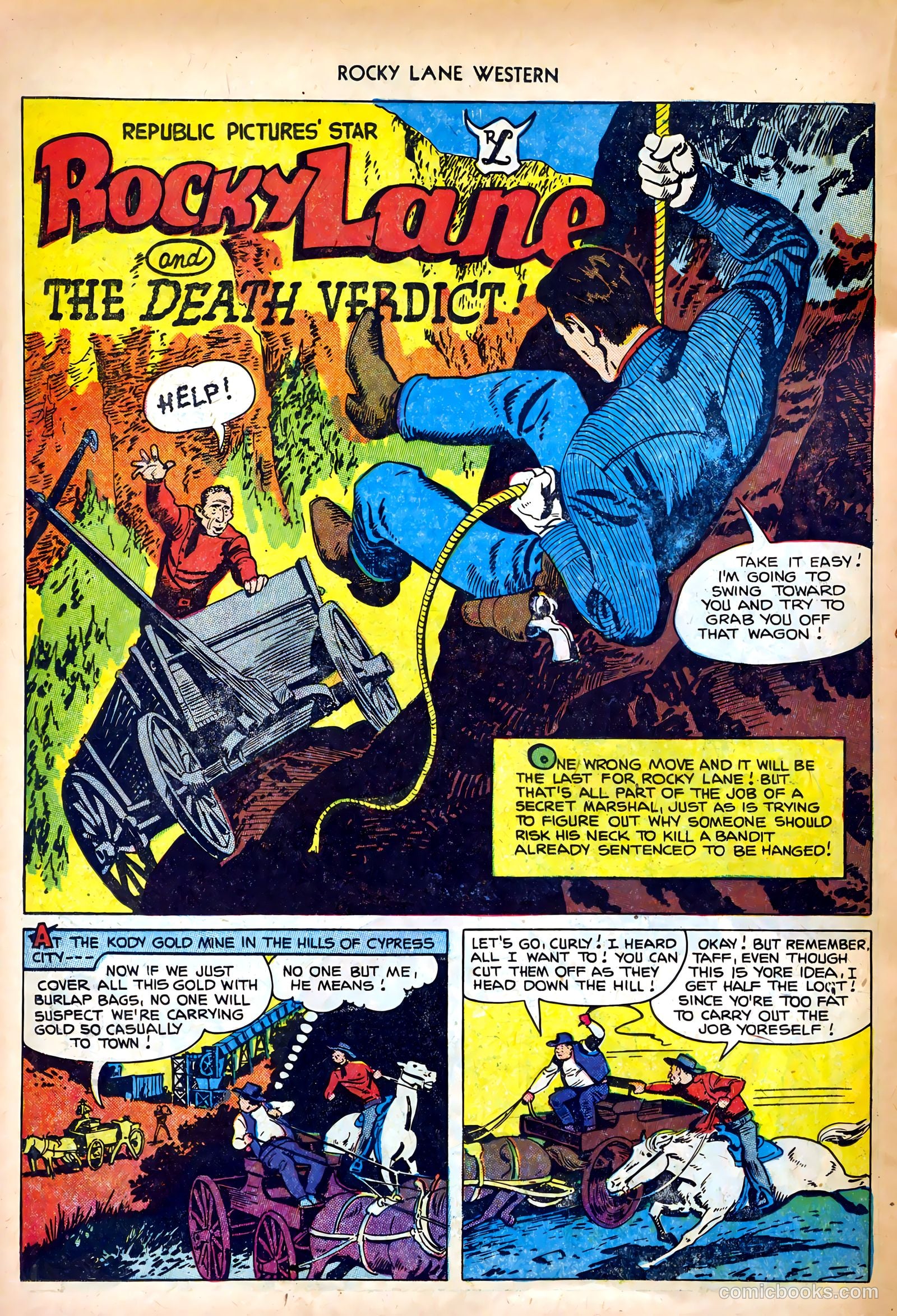 Rocky Lane Western #35 — page 26 of 36