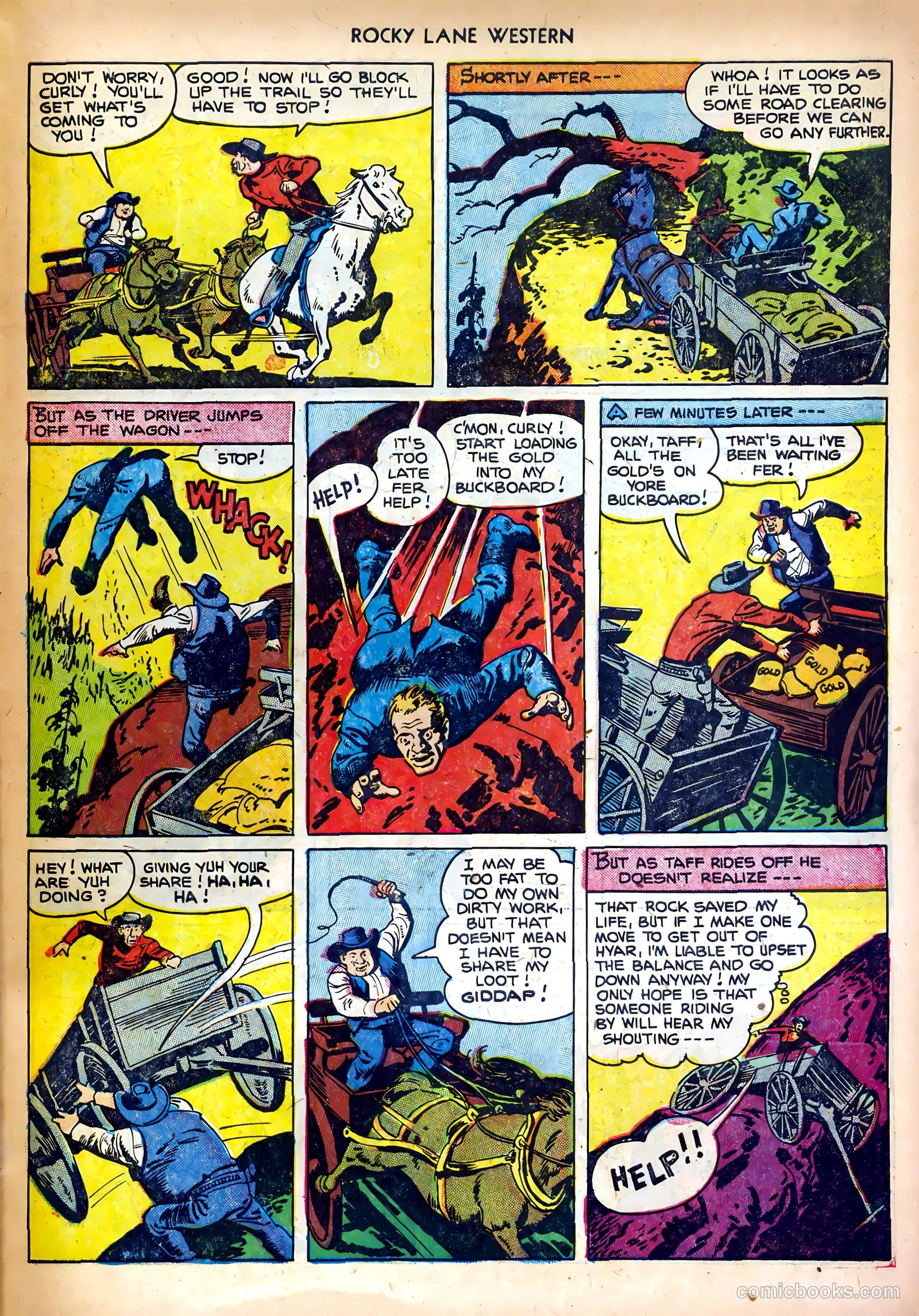 Rocky Lane Western #35 — page 27 of 36