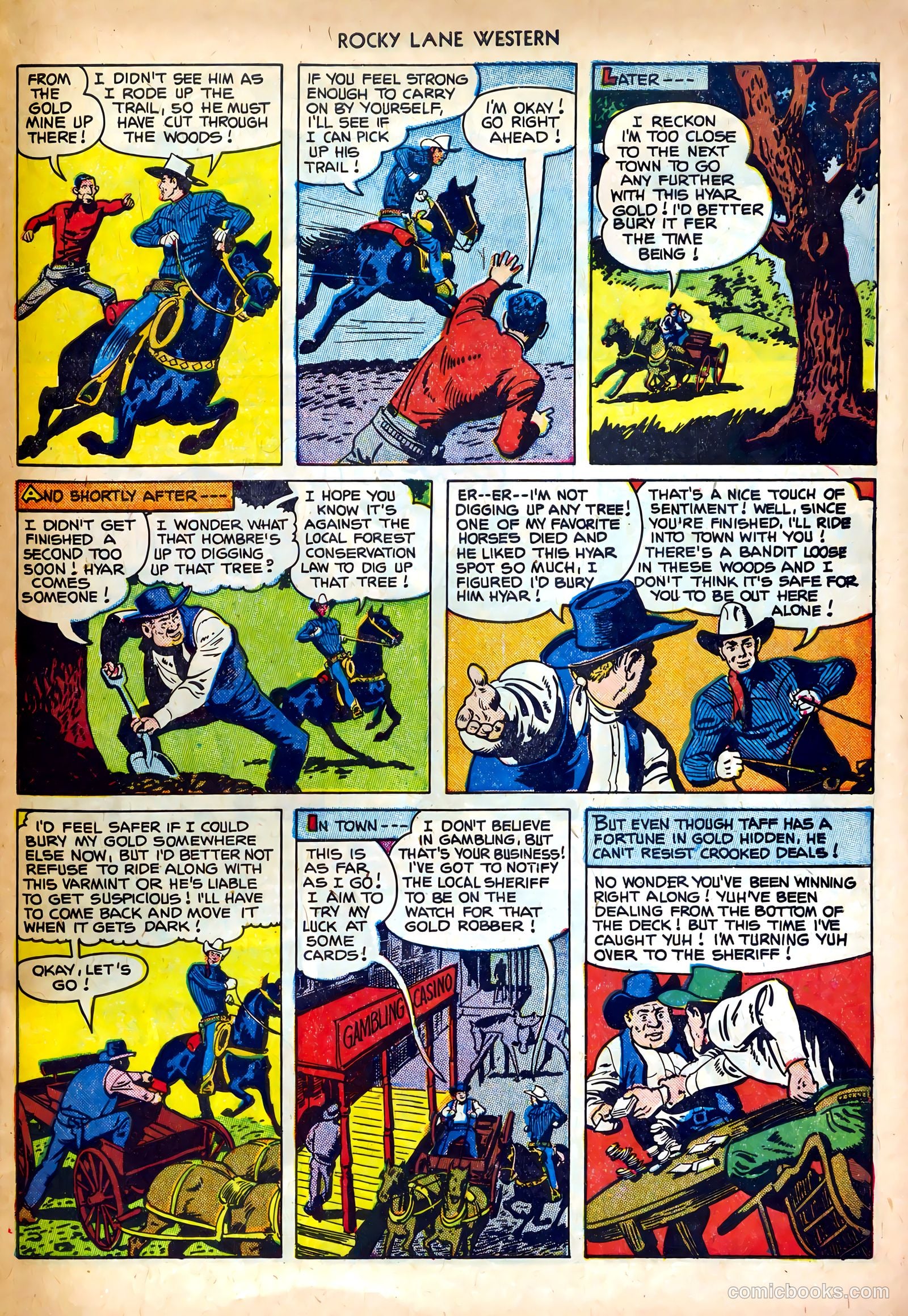 Rocky Lane Western #35 — page 29 of 36