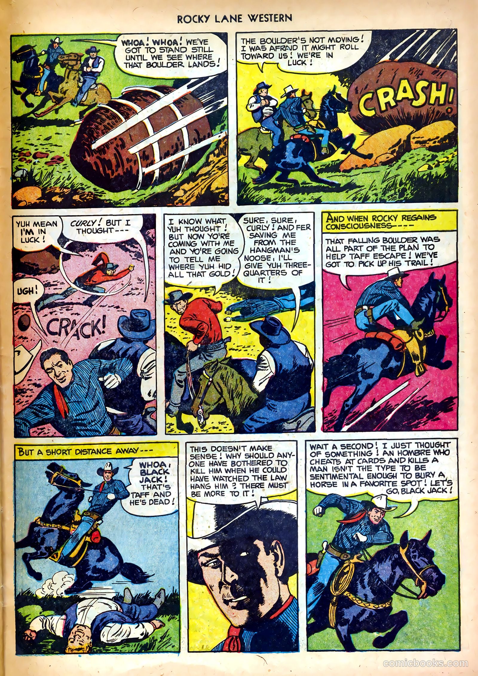Rocky Lane Western #35 — page 31 of 36