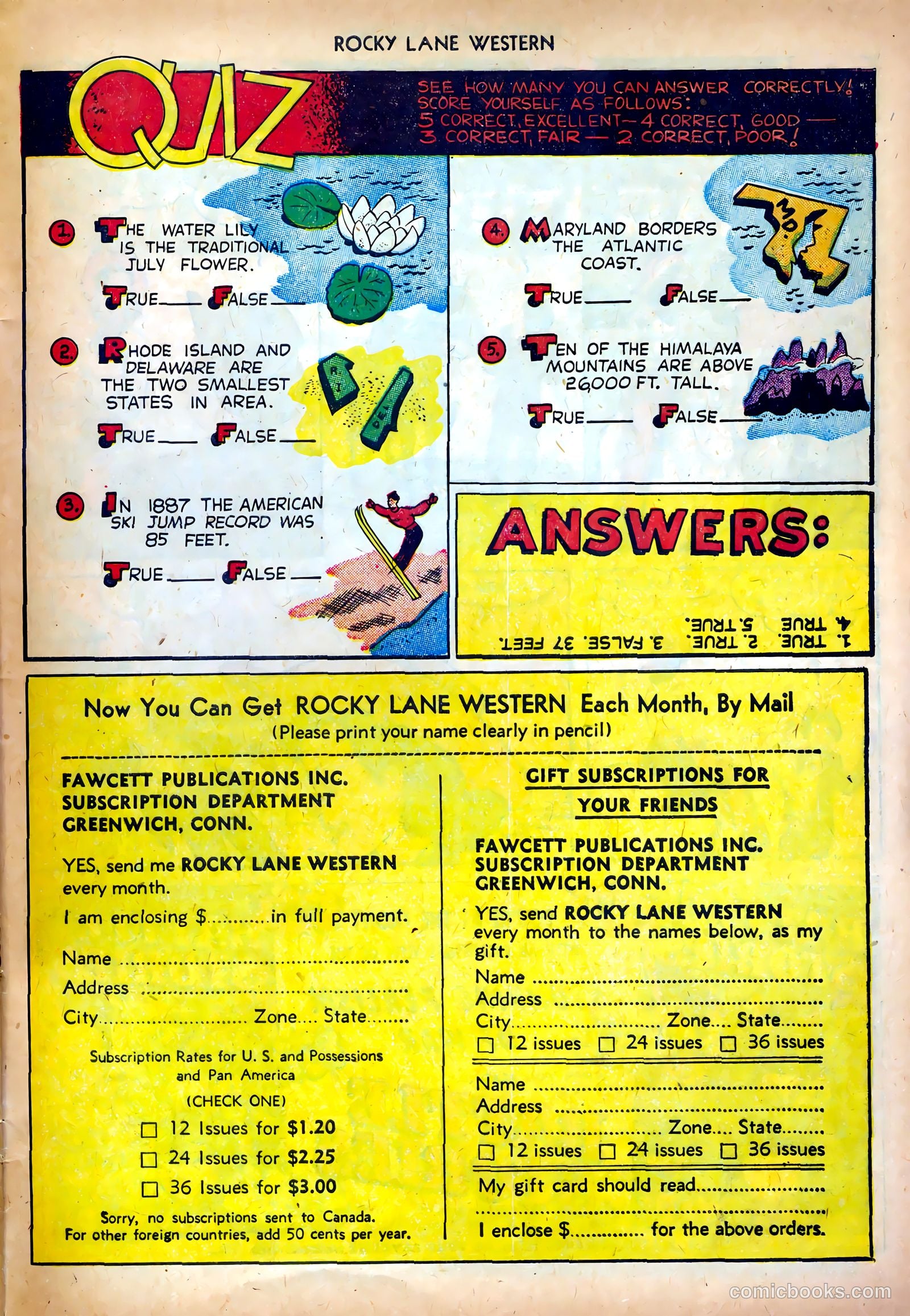 Rocky Lane Western #35 — page 33 of 36