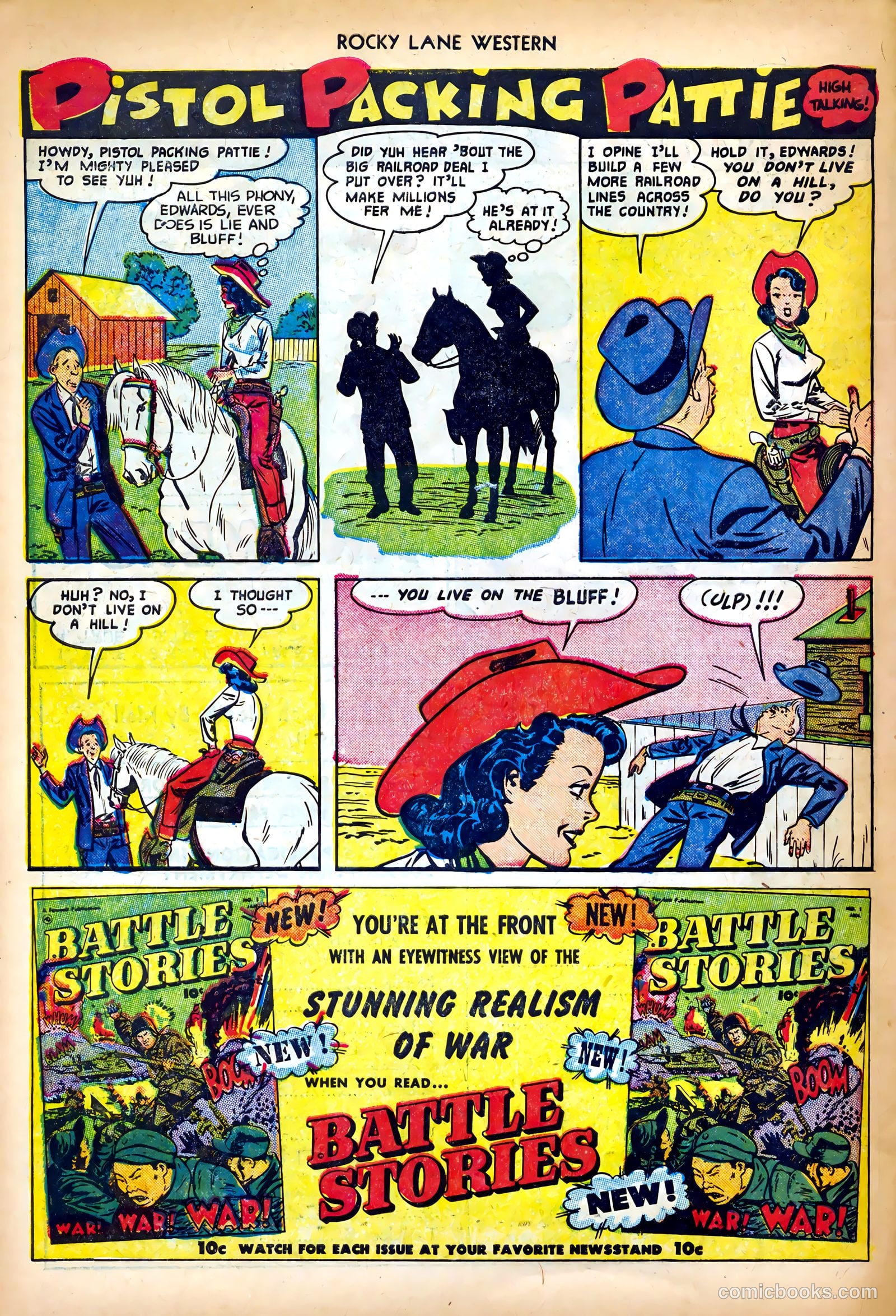 Rocky Lane Western #35 — page 34 of 36