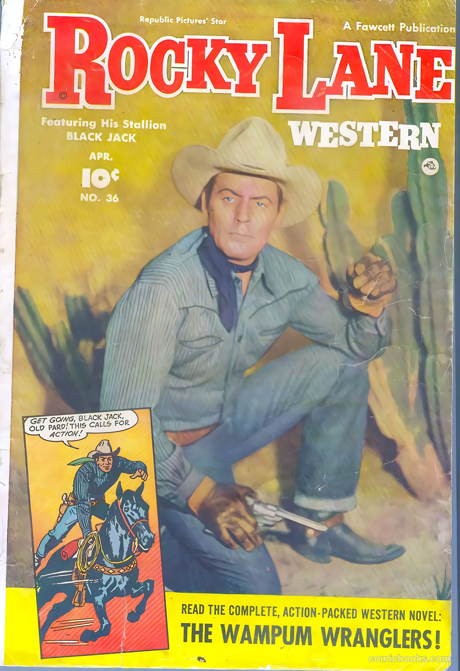 Rocky Lane Western #36 — page 1 of 36