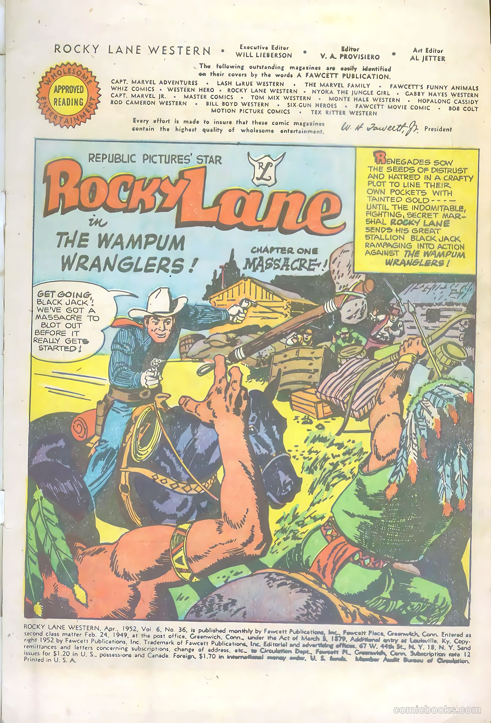 Rocky Lane Western #36 — page 3 of 36