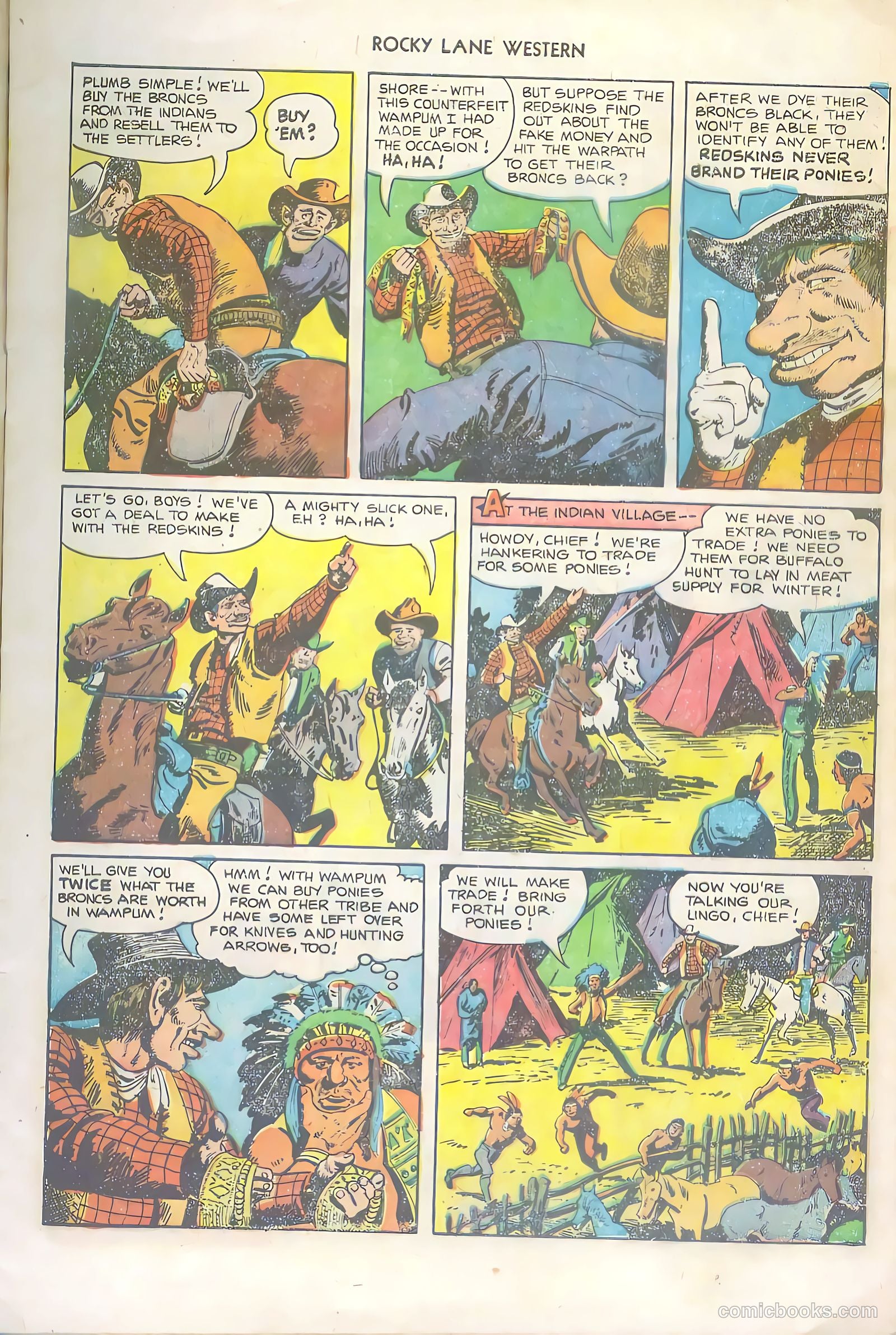 Rocky Lane Western #36 — page 5 of 36