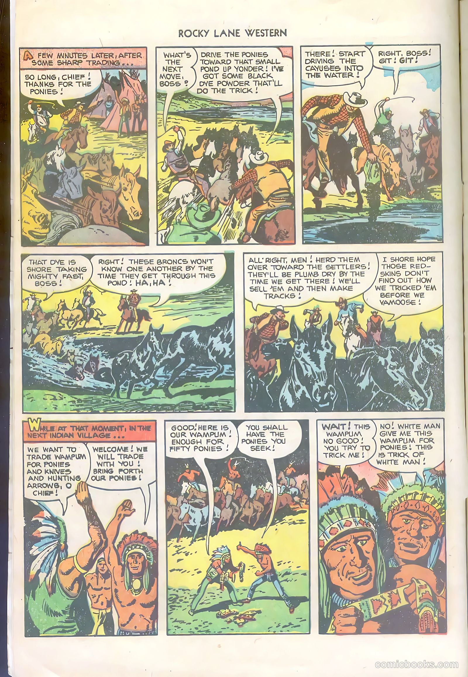 Rocky Lane Western #36 — page 6 of 36