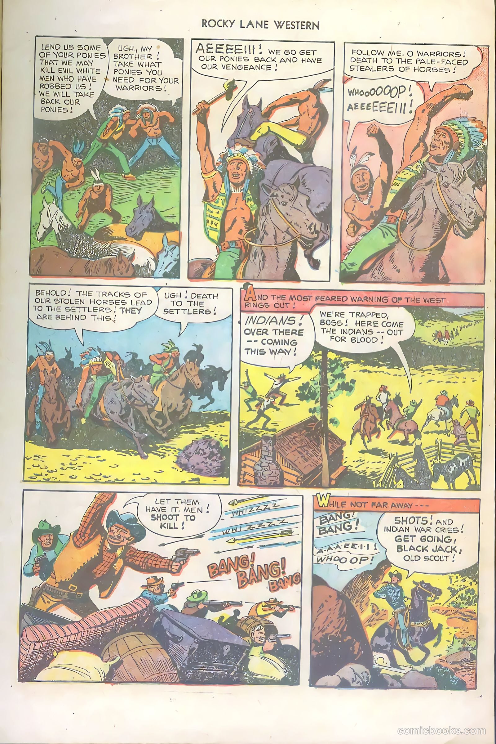 Rocky Lane Western #36 — page 7 of 36