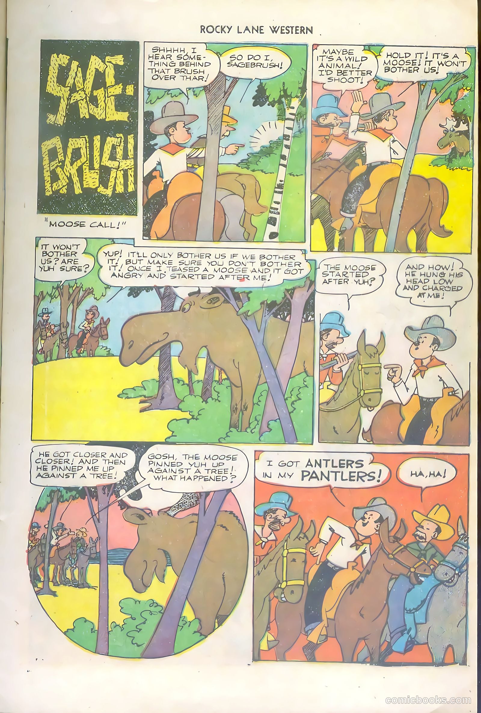 Rocky Lane Western #36 — page 9 of 36