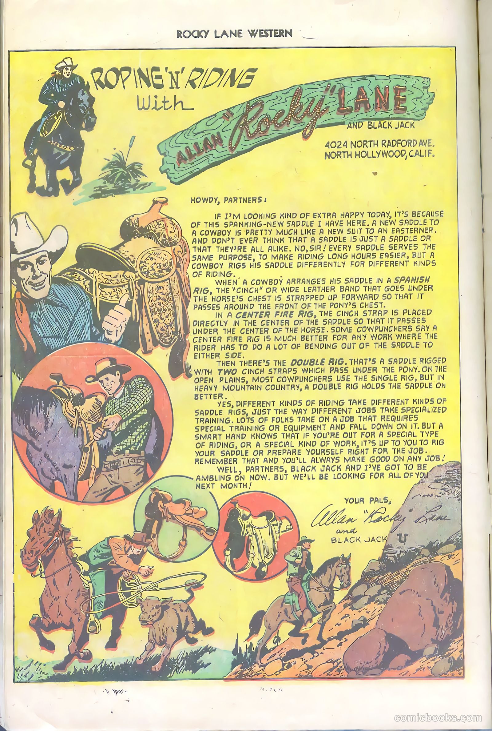 Rocky Lane Western #36 — page 10 of 36