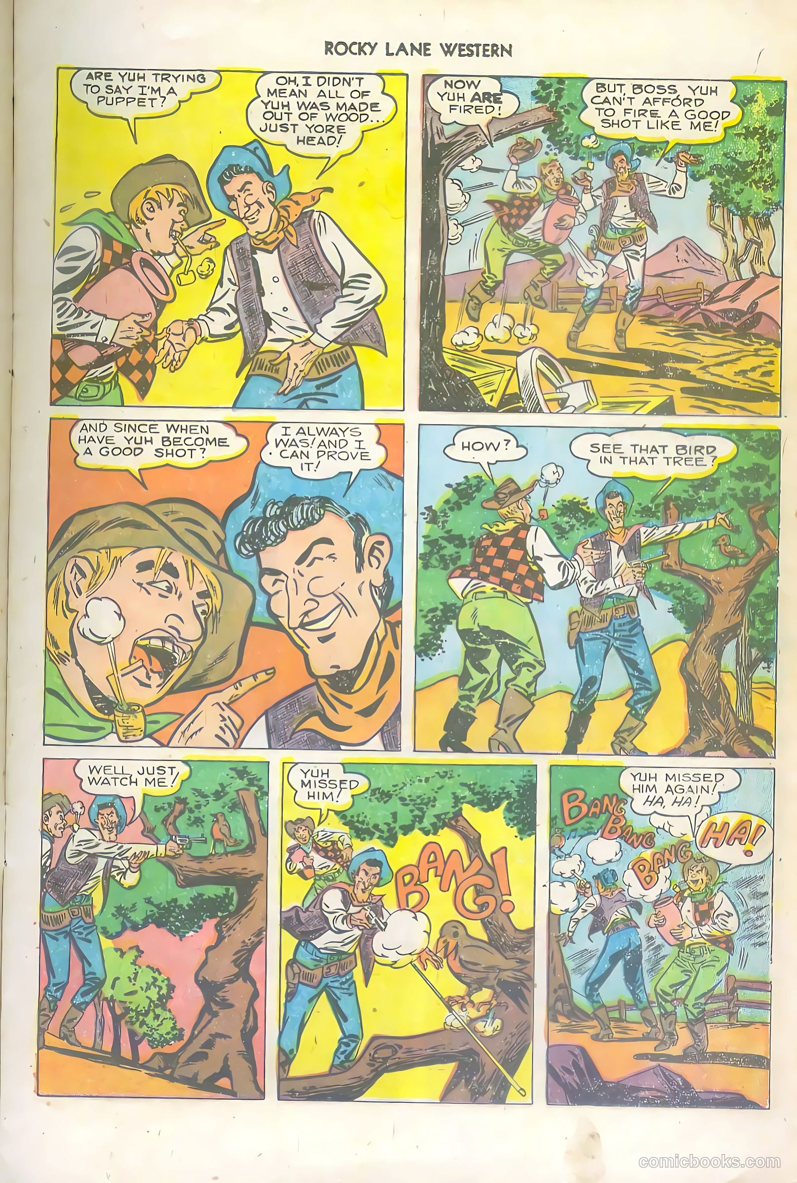Rocky Lane Western #36 — page 13 of 36