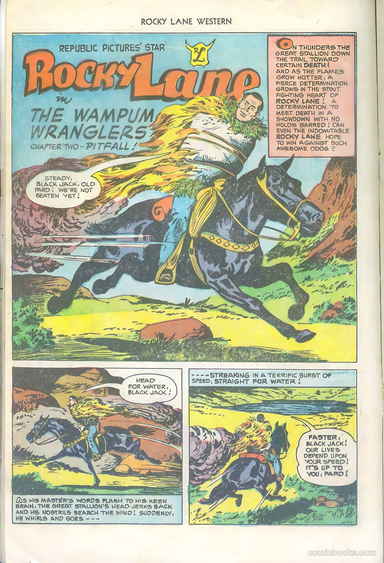 Rocky Lane Western #36 — page 16 of 36