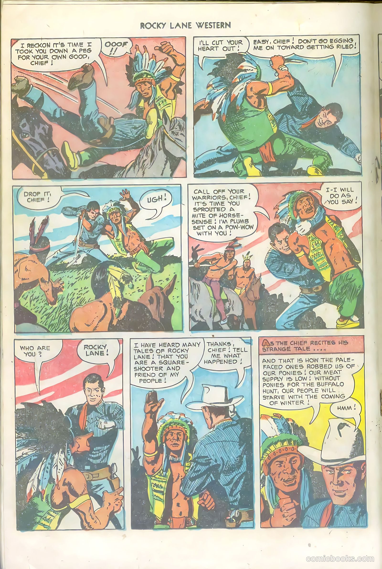 Rocky Lane Western #36 — page 18 of 36