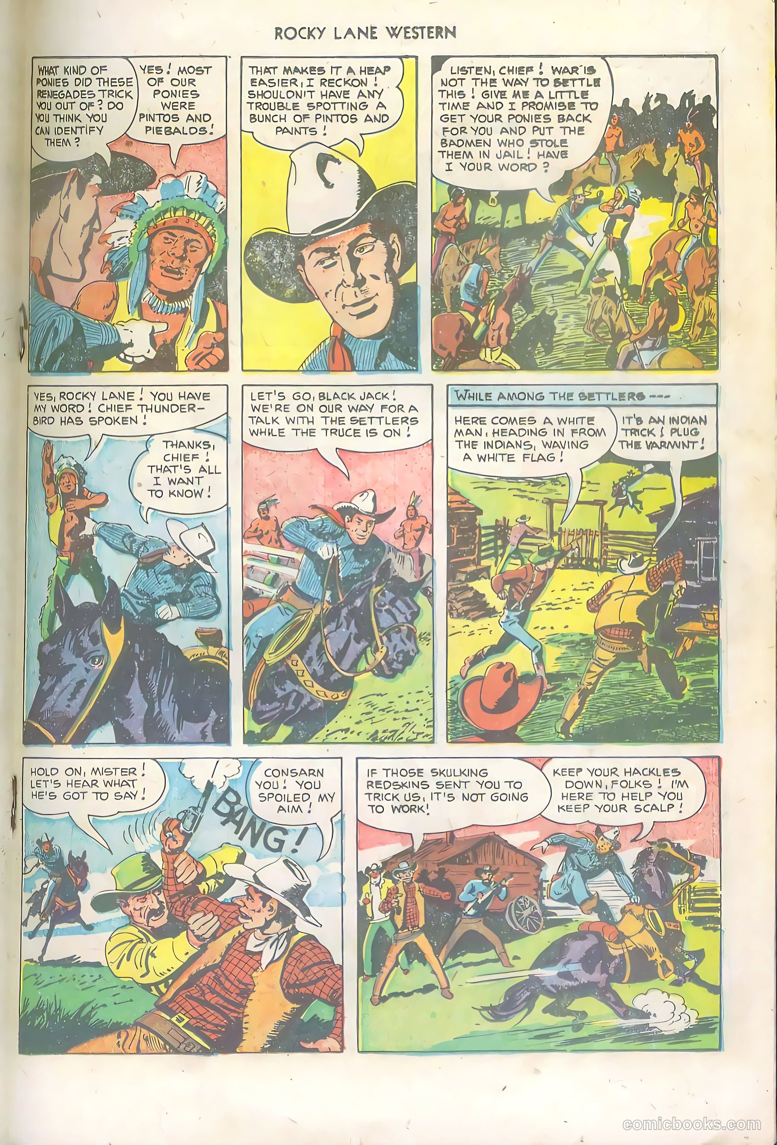 Rocky Lane Western #36 — page 19 of 36