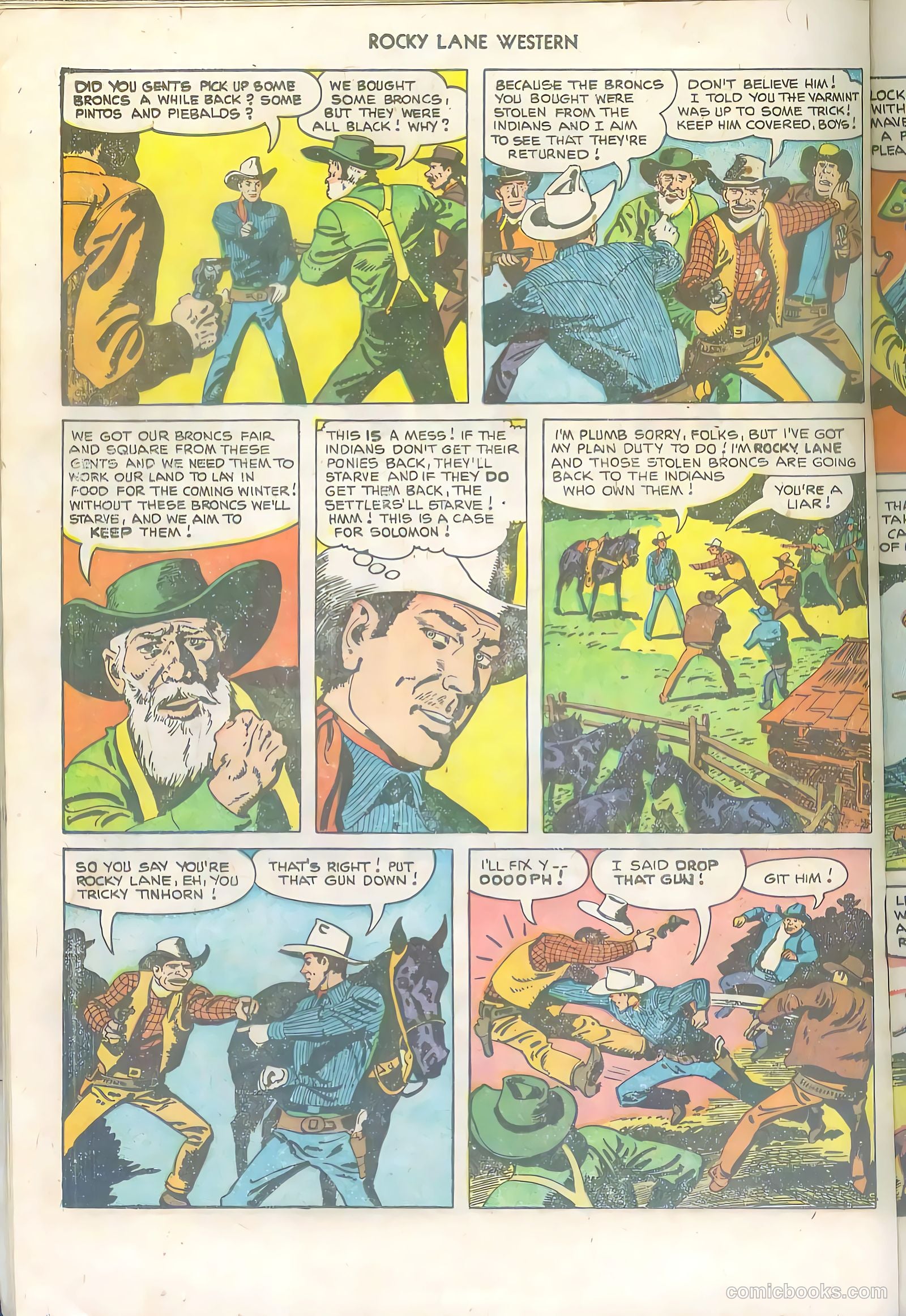 Rocky Lane Western #36 — page 20 of 36