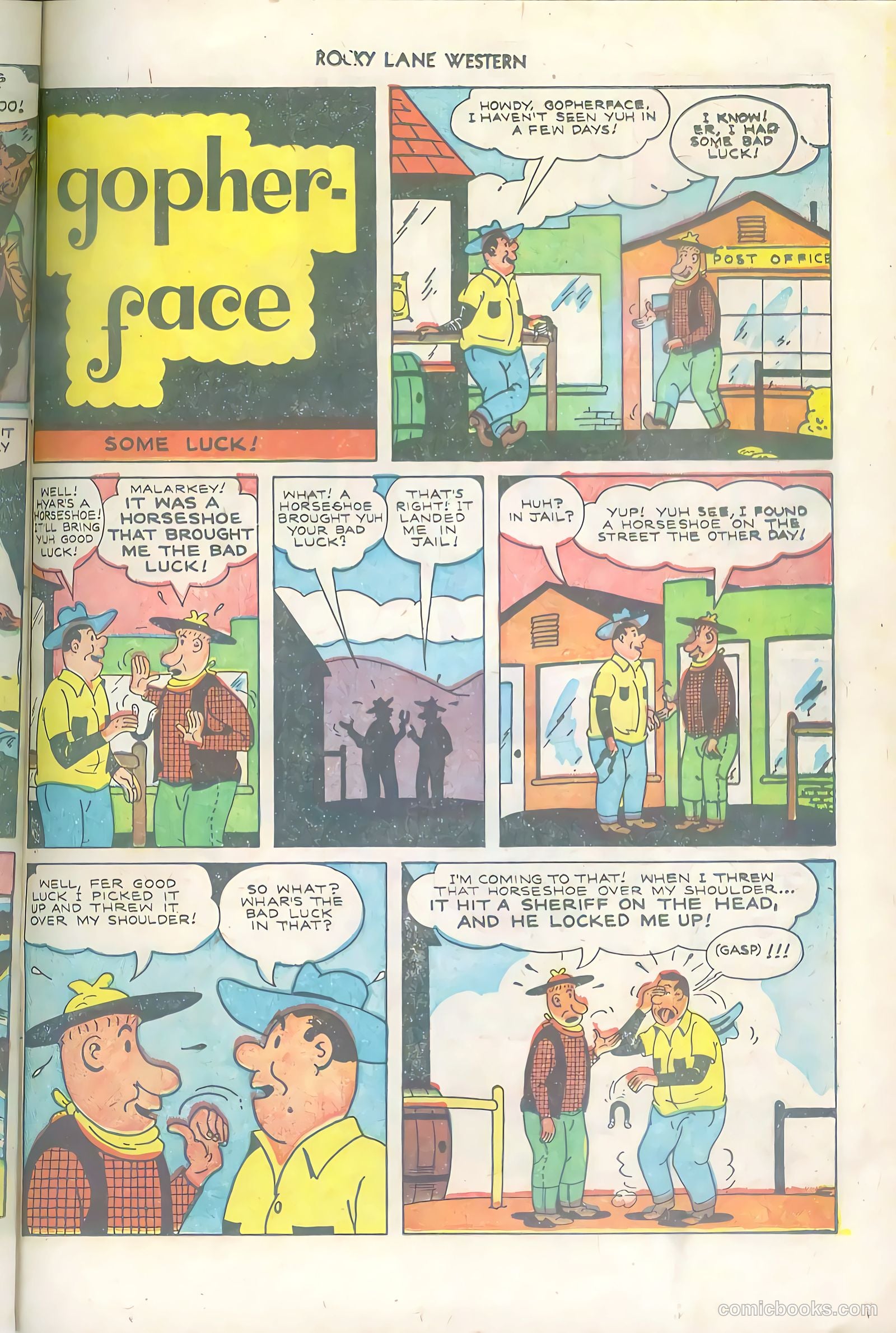 Rocky Lane Western #36 — page 23 of 36
