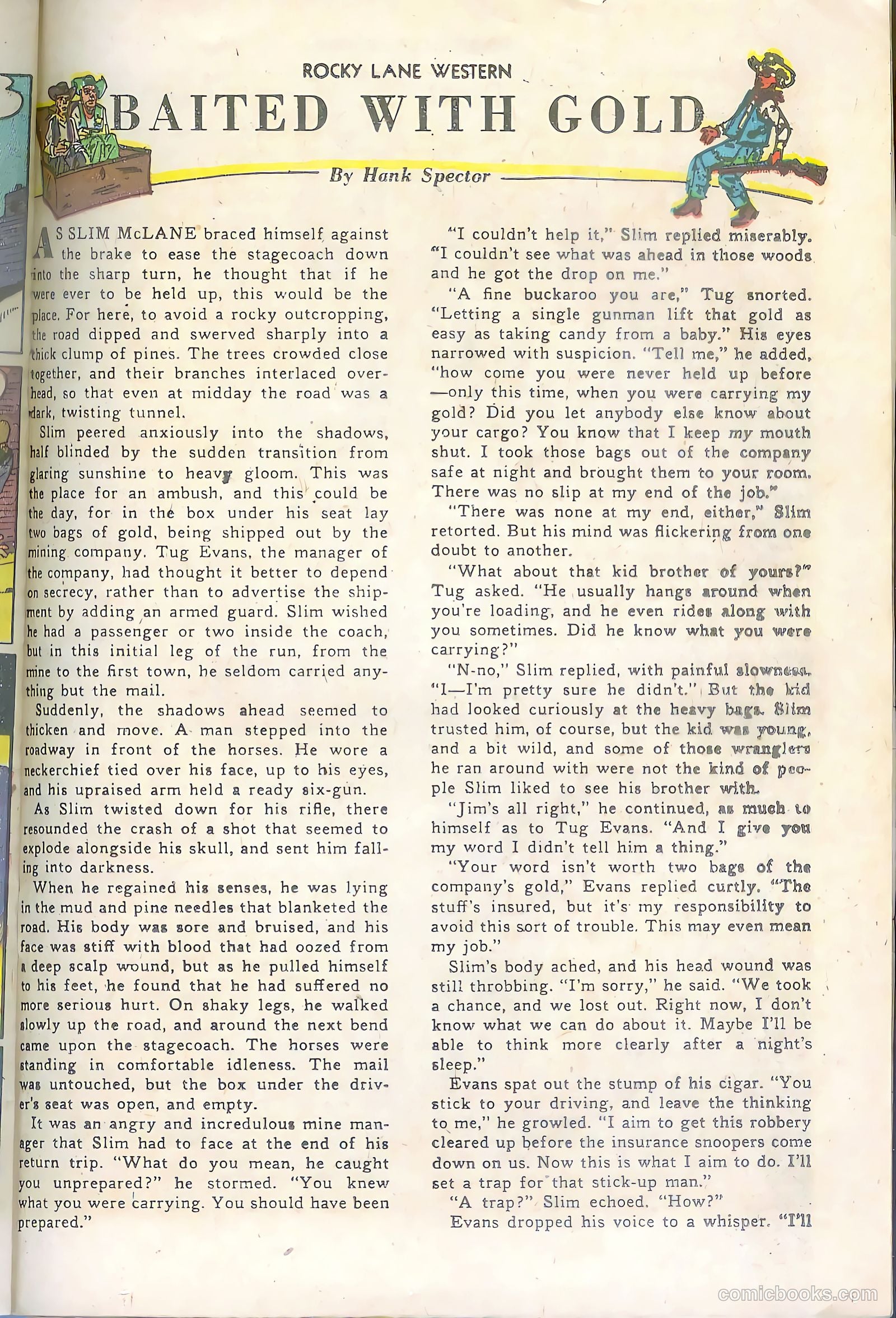 Rocky Lane Western #36 — page 25 of 36