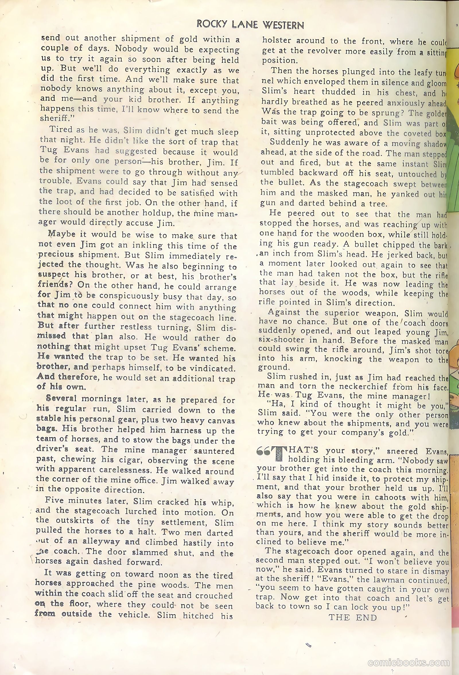 Rocky Lane Western #36 — page 26 of 36