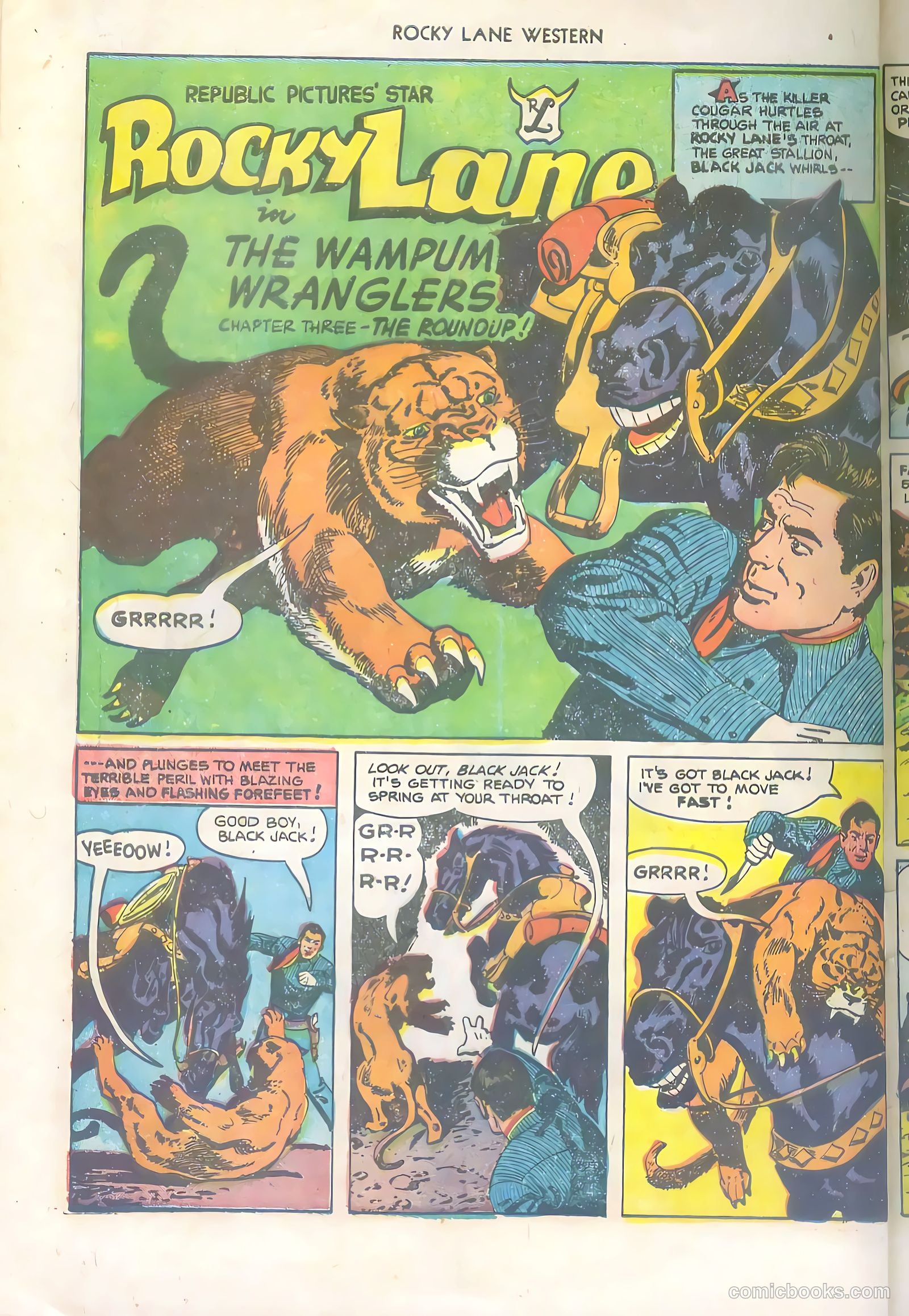 Rocky Lane Western #36 — page 28 of 36
