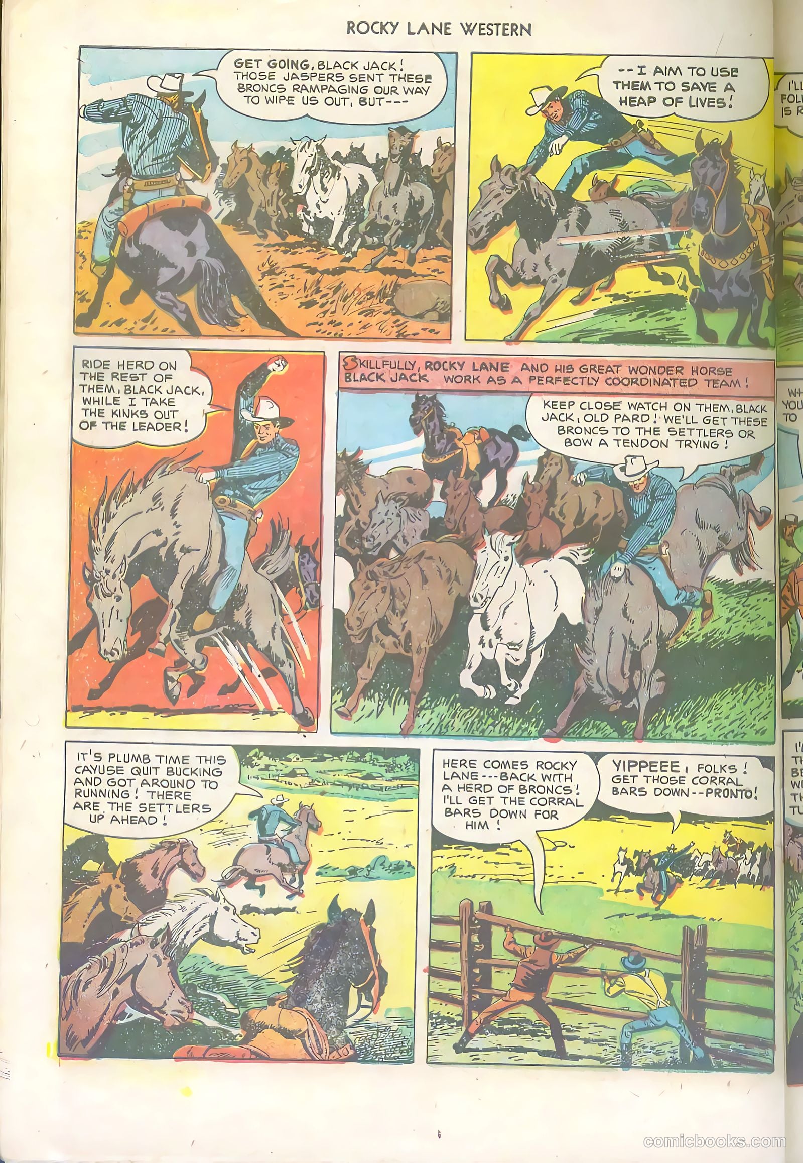 Rocky Lane Western #36 — page 30 of 36
