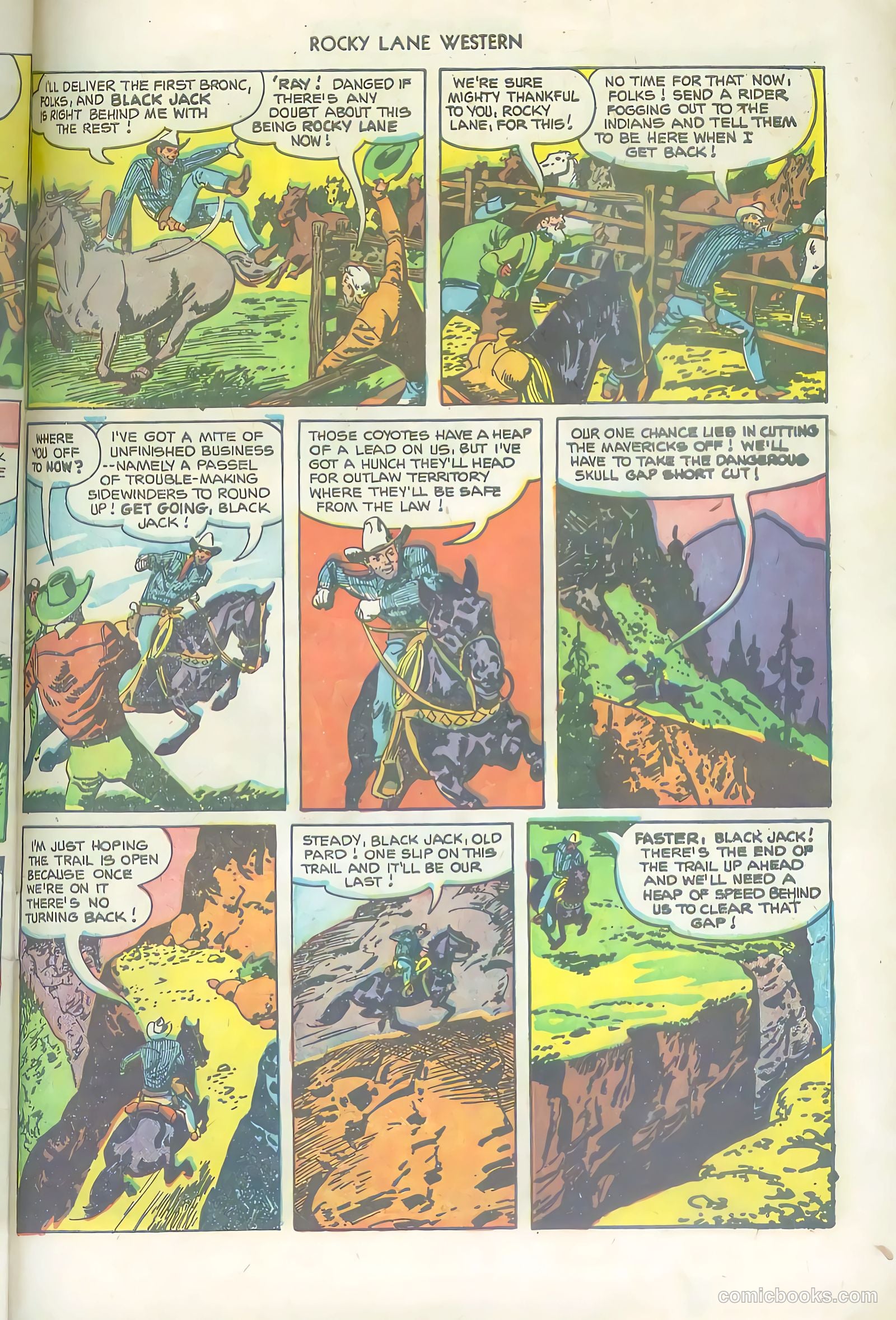 Rocky Lane Western #36 — page 31 of 36