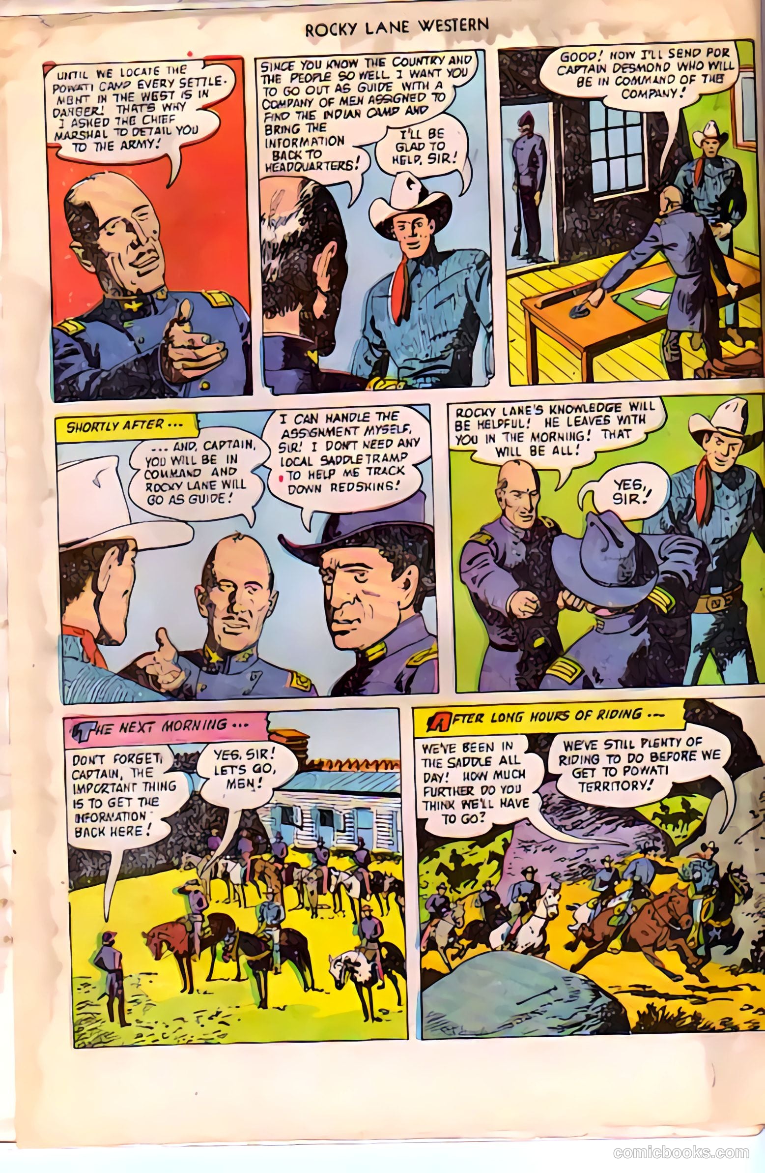 Rocky Lane Western #38 — page 4 of 36
