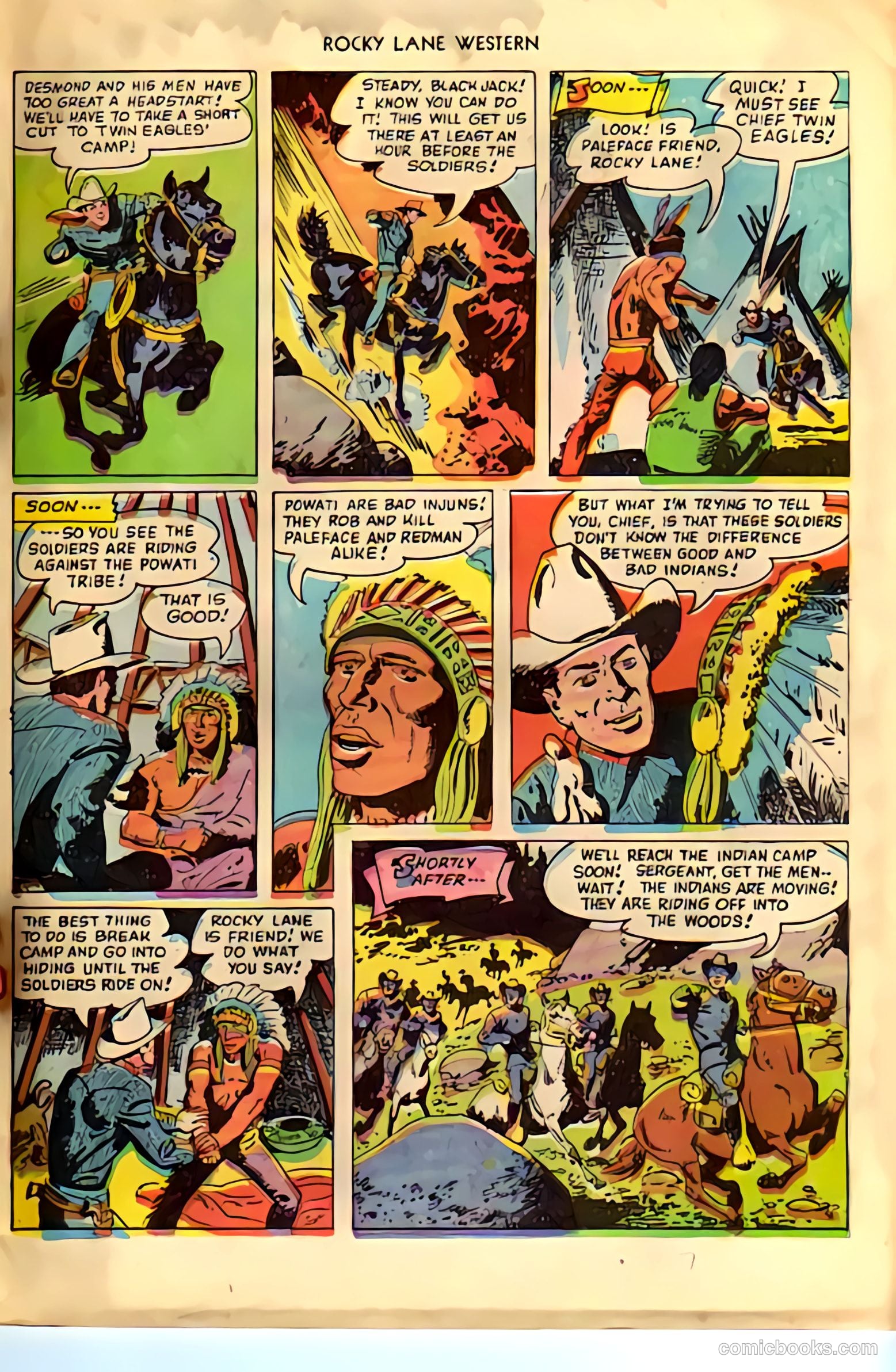 Rocky Lane Western #38 — page 7 of 36