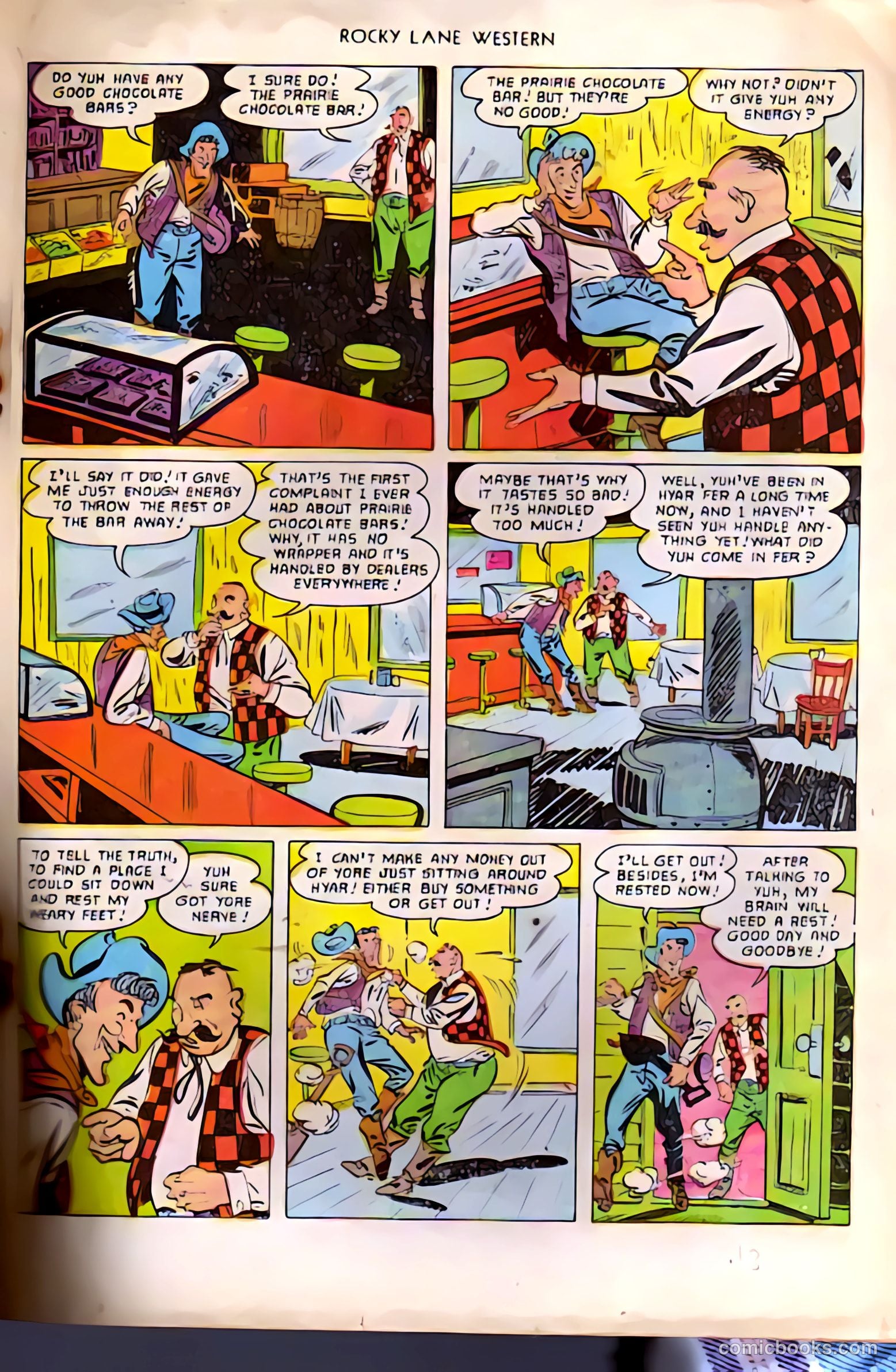 Rocky Lane Western #38 — page 13 of 36