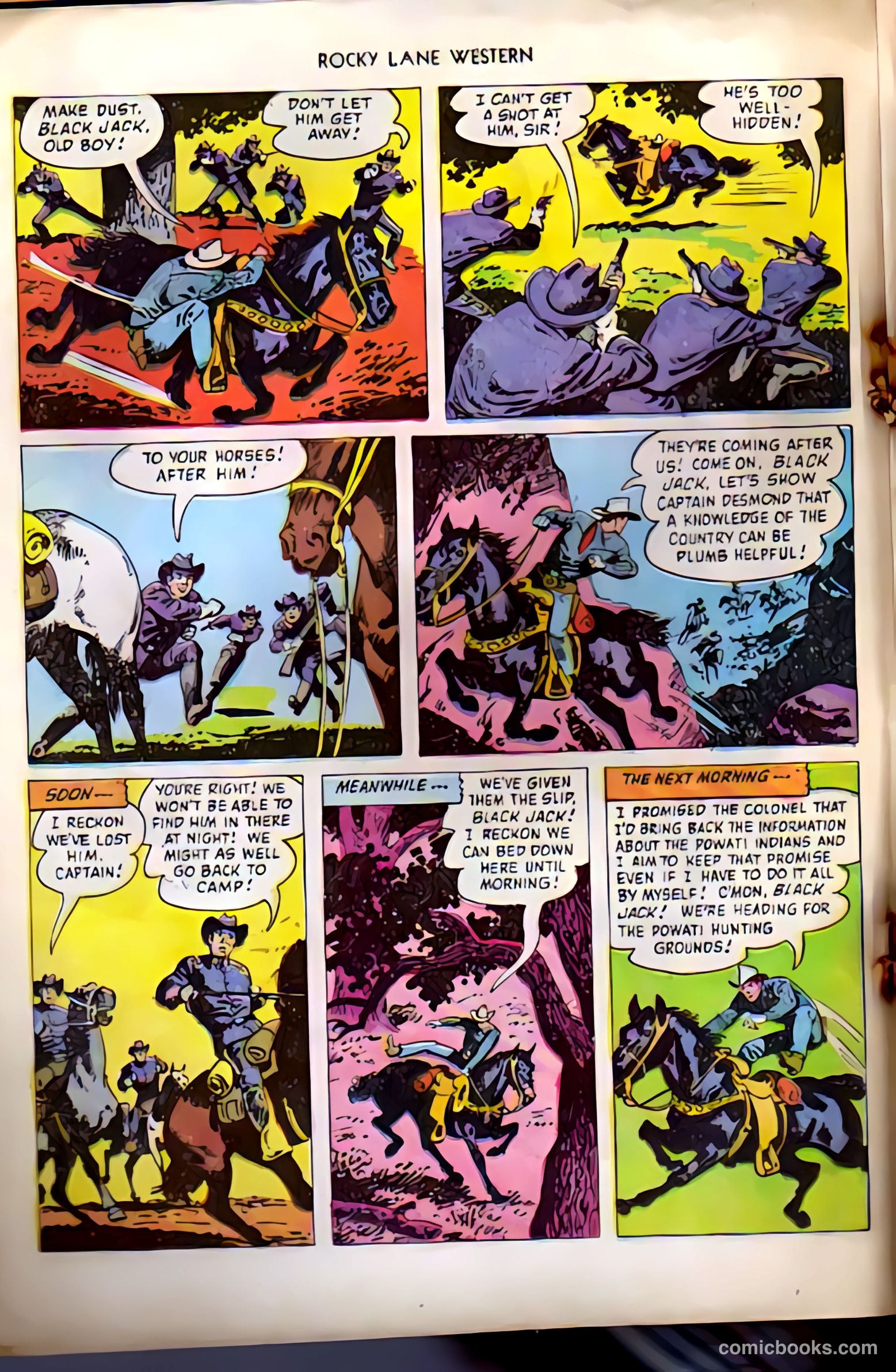 Rocky Lane Western #38 — page 16 of 36