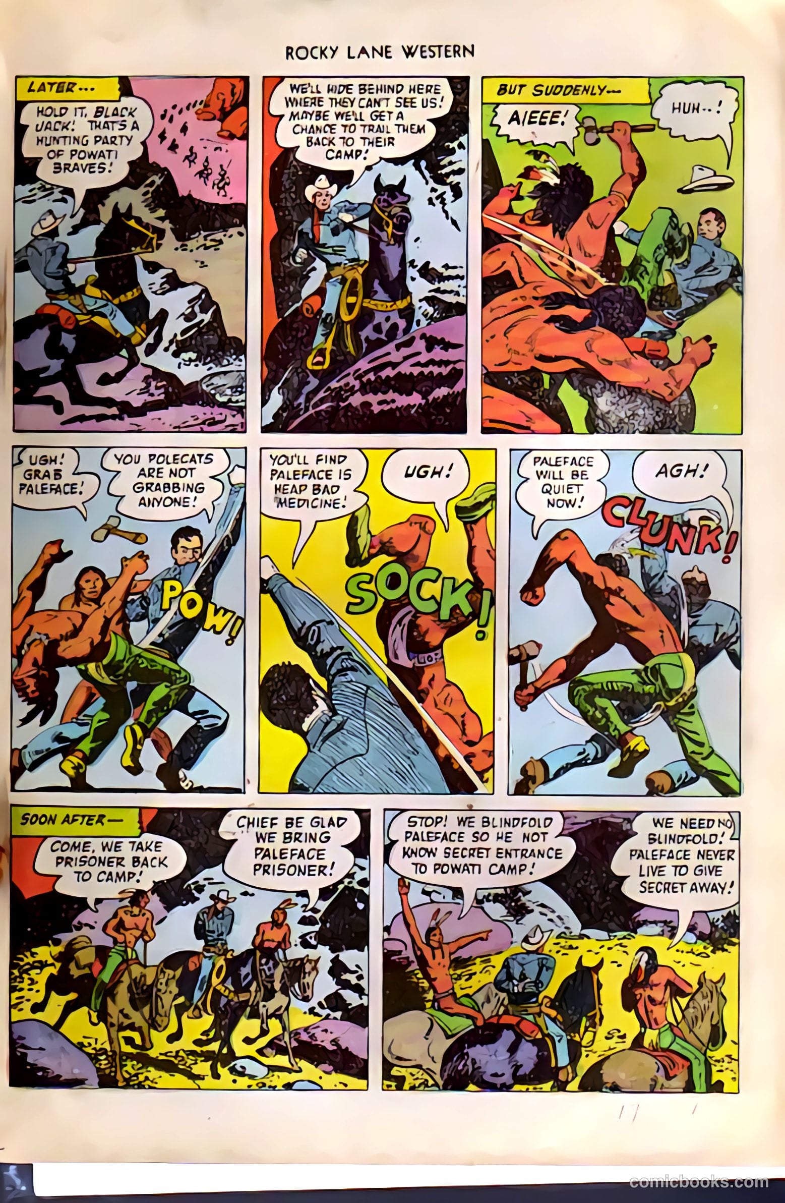 Rocky Lane Western #38 — page 17 of 36