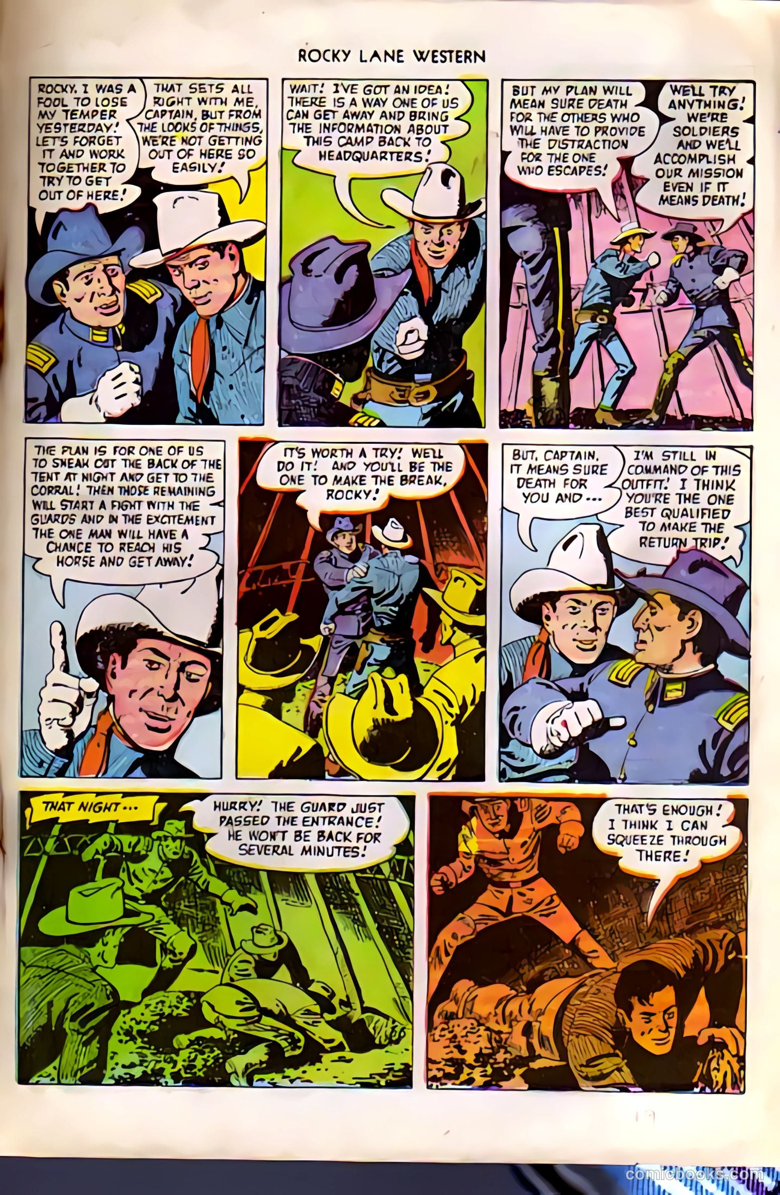 Rocky Lane Western #38 — page 19 of 36