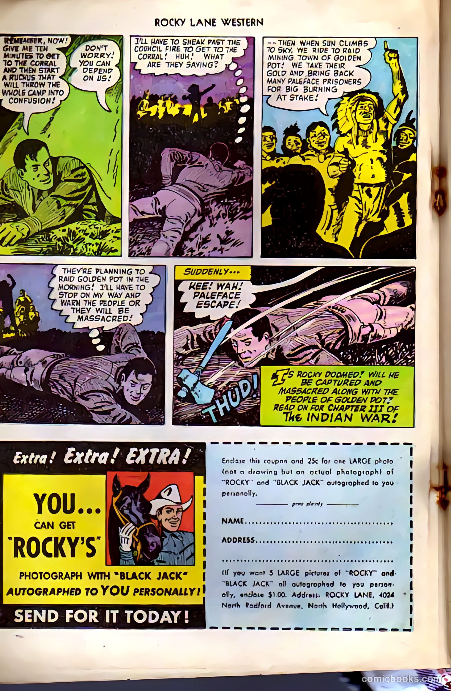 Rocky Lane Western #38 — page 20 of 36
