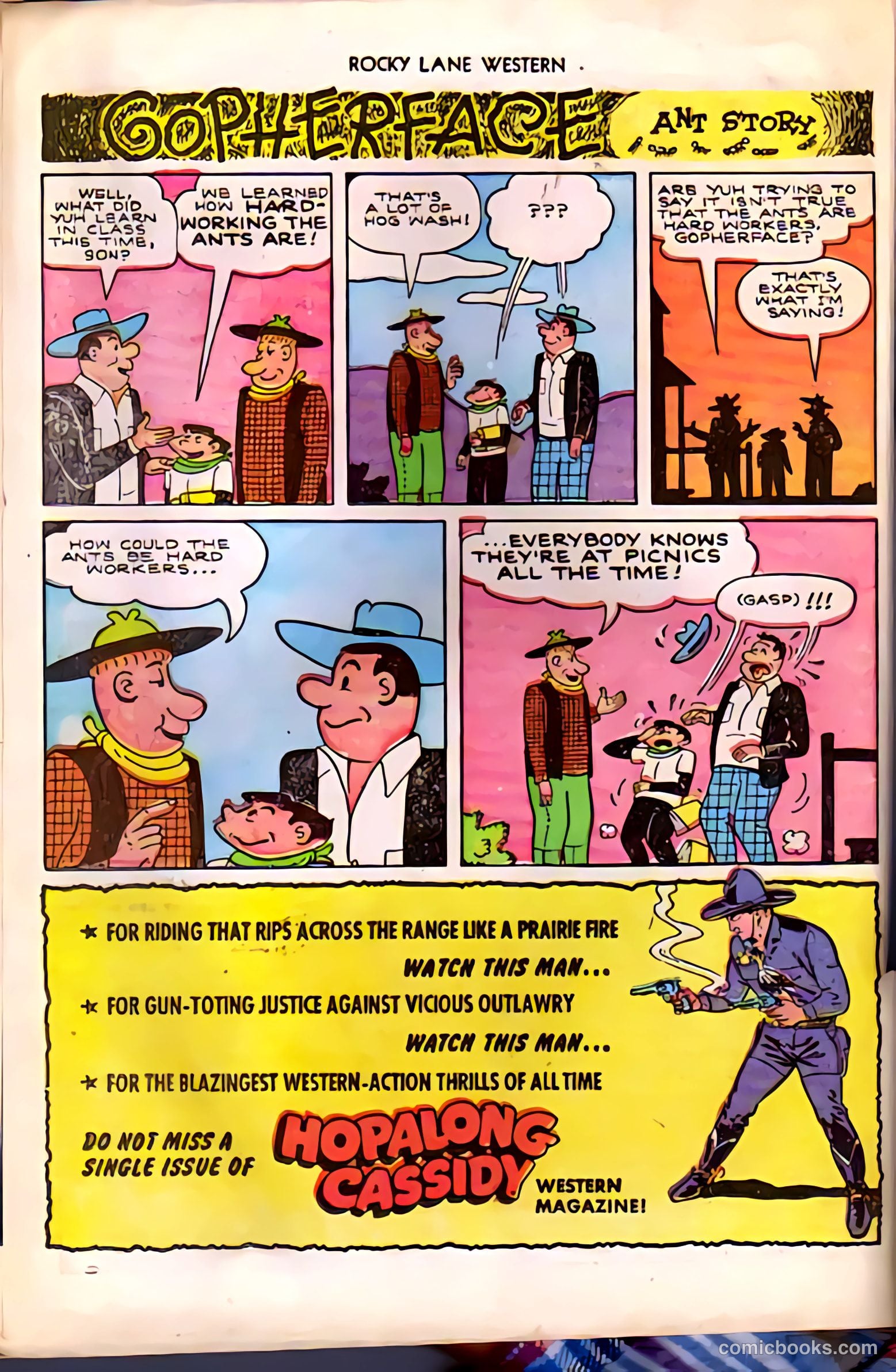 Rocky Lane Western #38 — page 22 of 36
