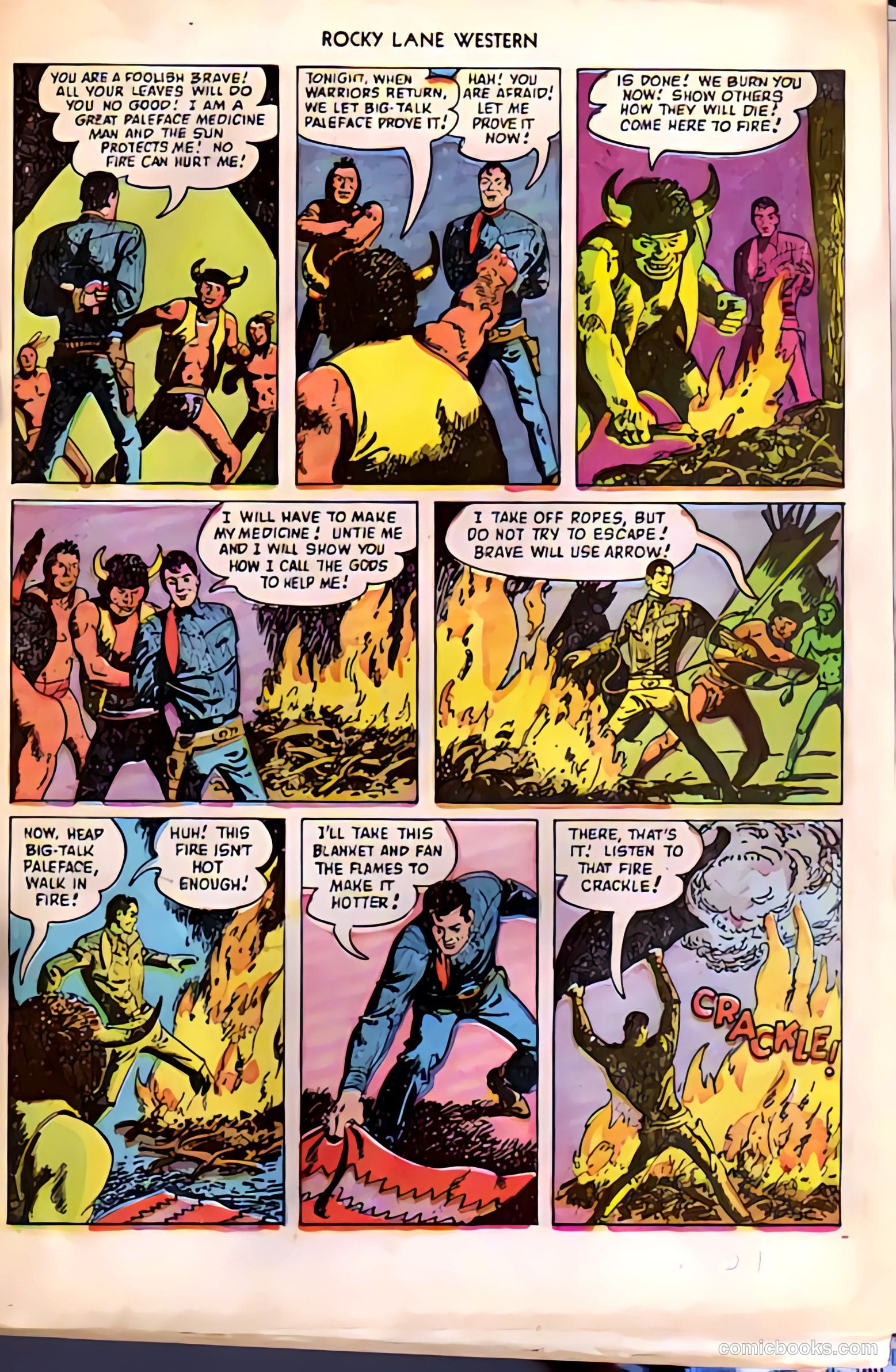Rocky Lane Western #38 — page 27 of 36