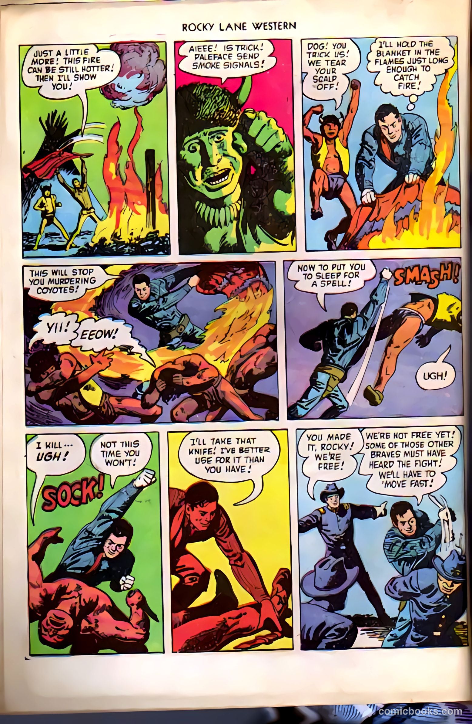 Rocky Lane Western #38 — page 28 of 36