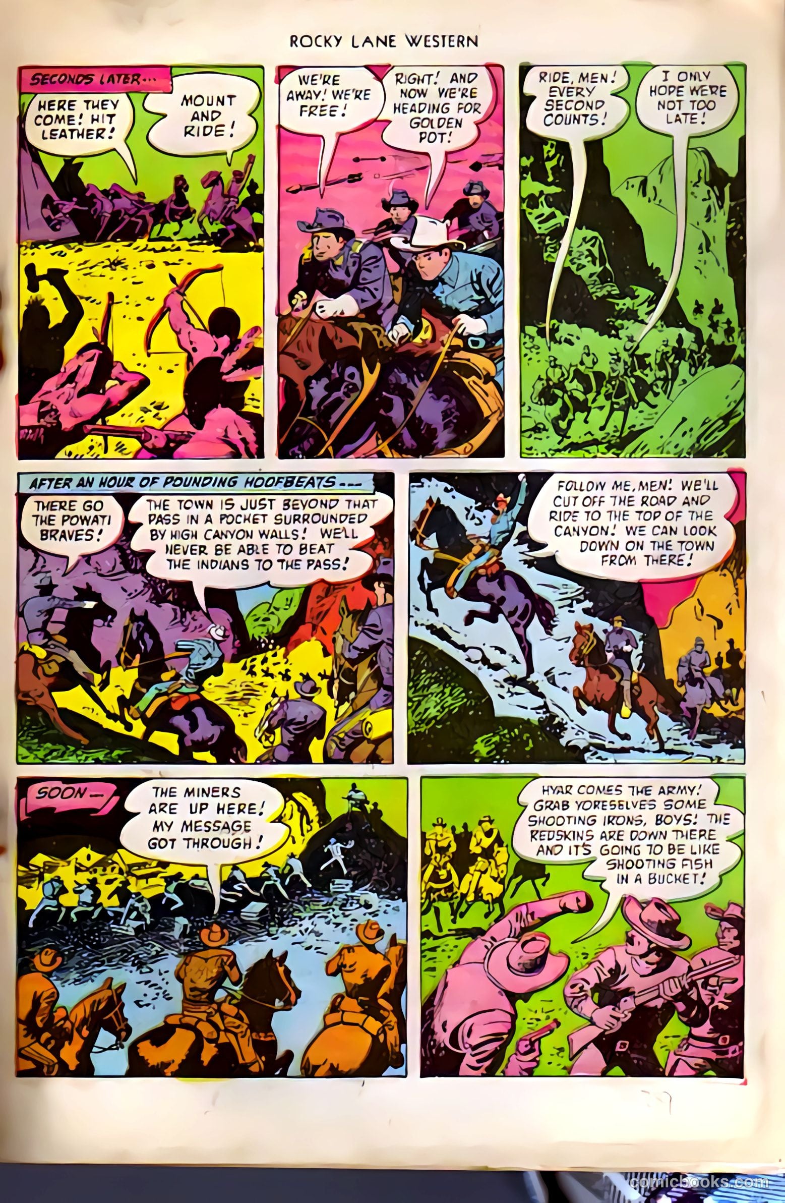 Rocky Lane Western #38 — page 29 of 36