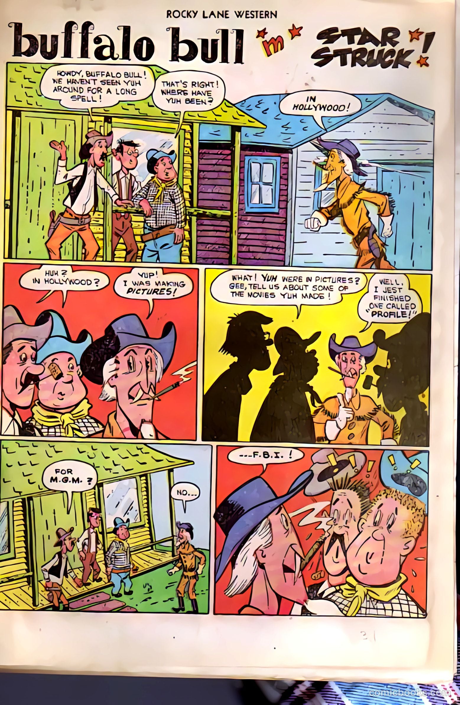 Rocky Lane Western #38 — page 31 of 36