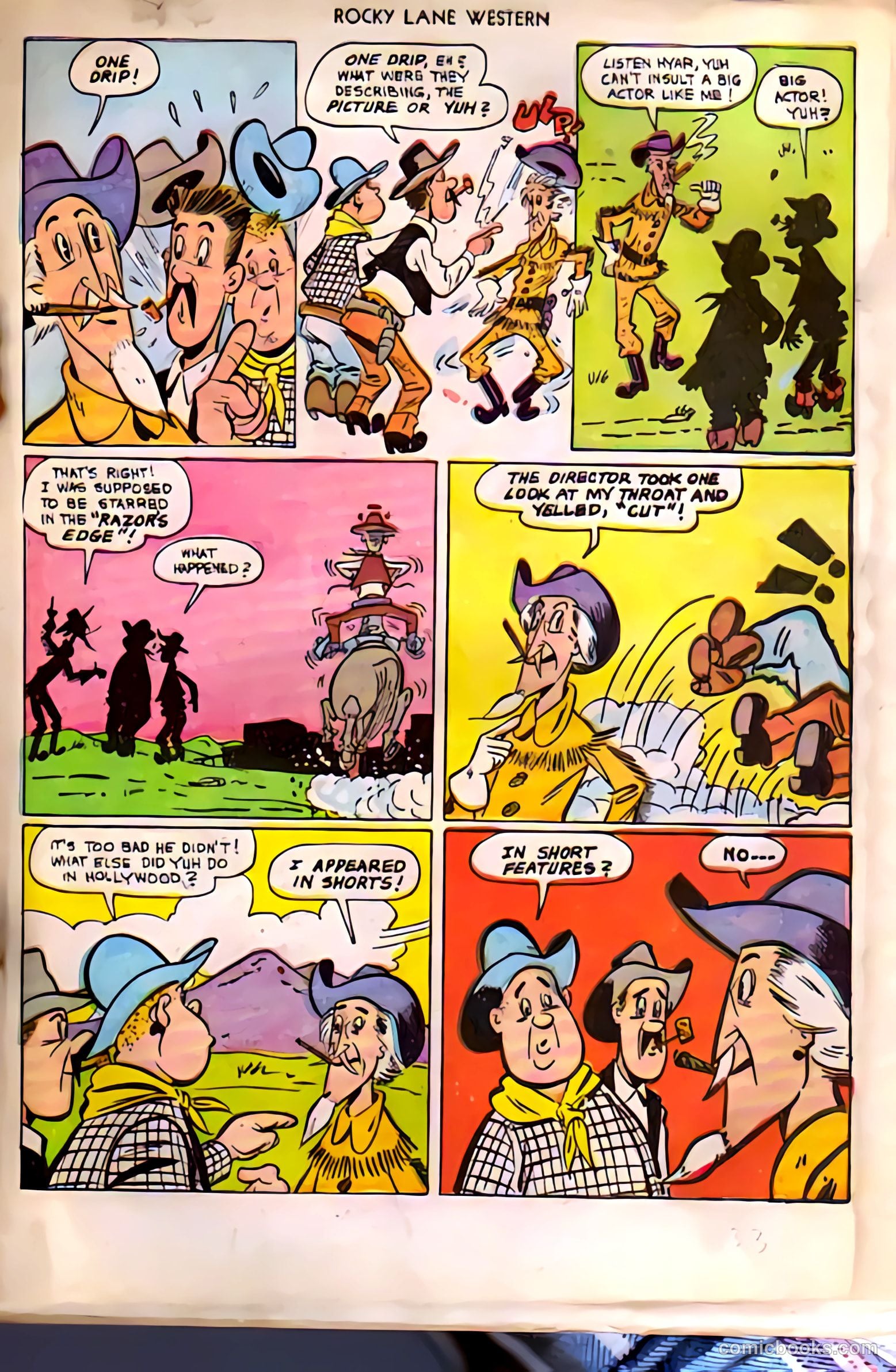 Rocky Lane Western #38 — page 33 of 36