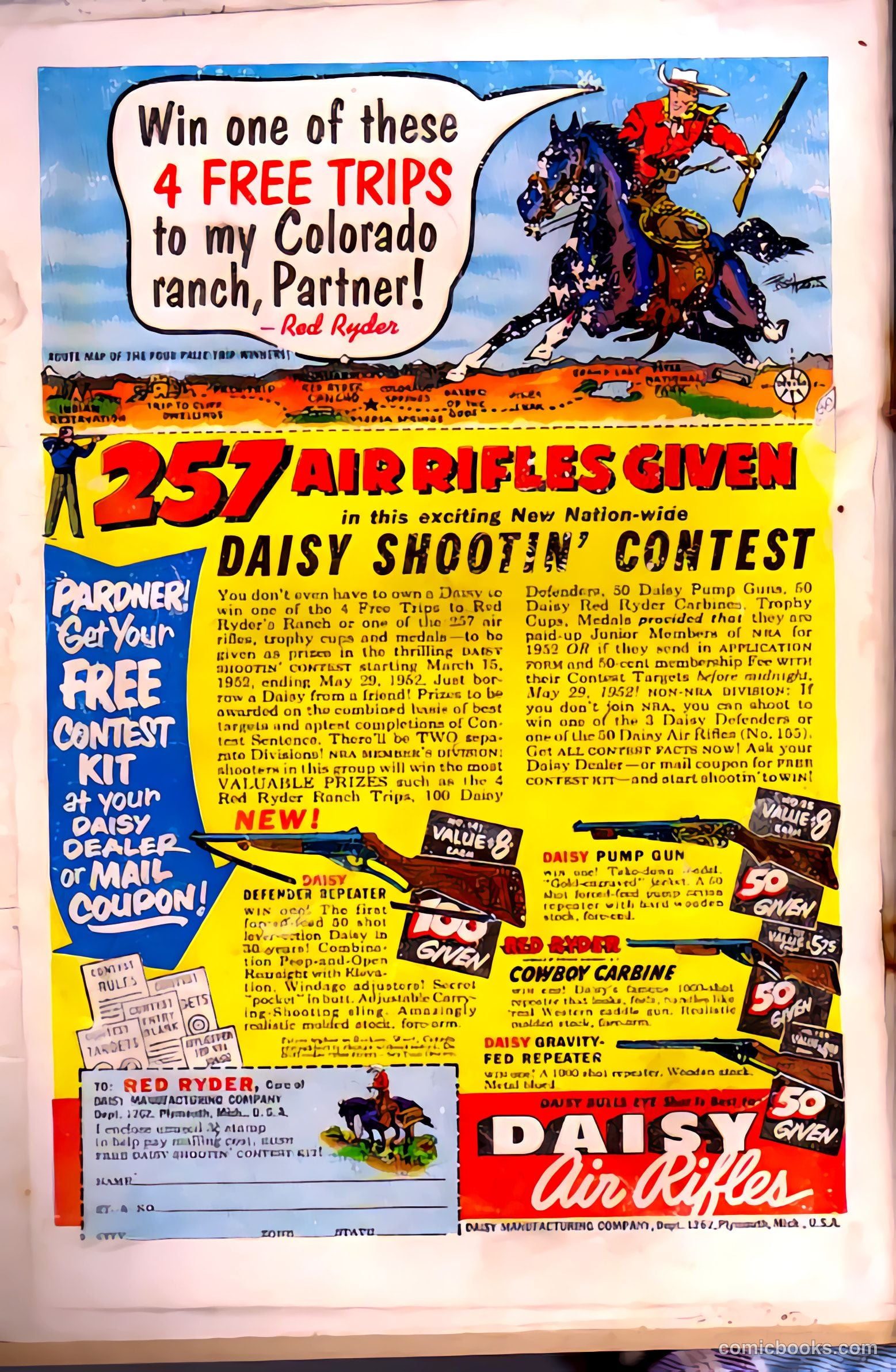 Rocky Lane Western #38 — page 36 of 36