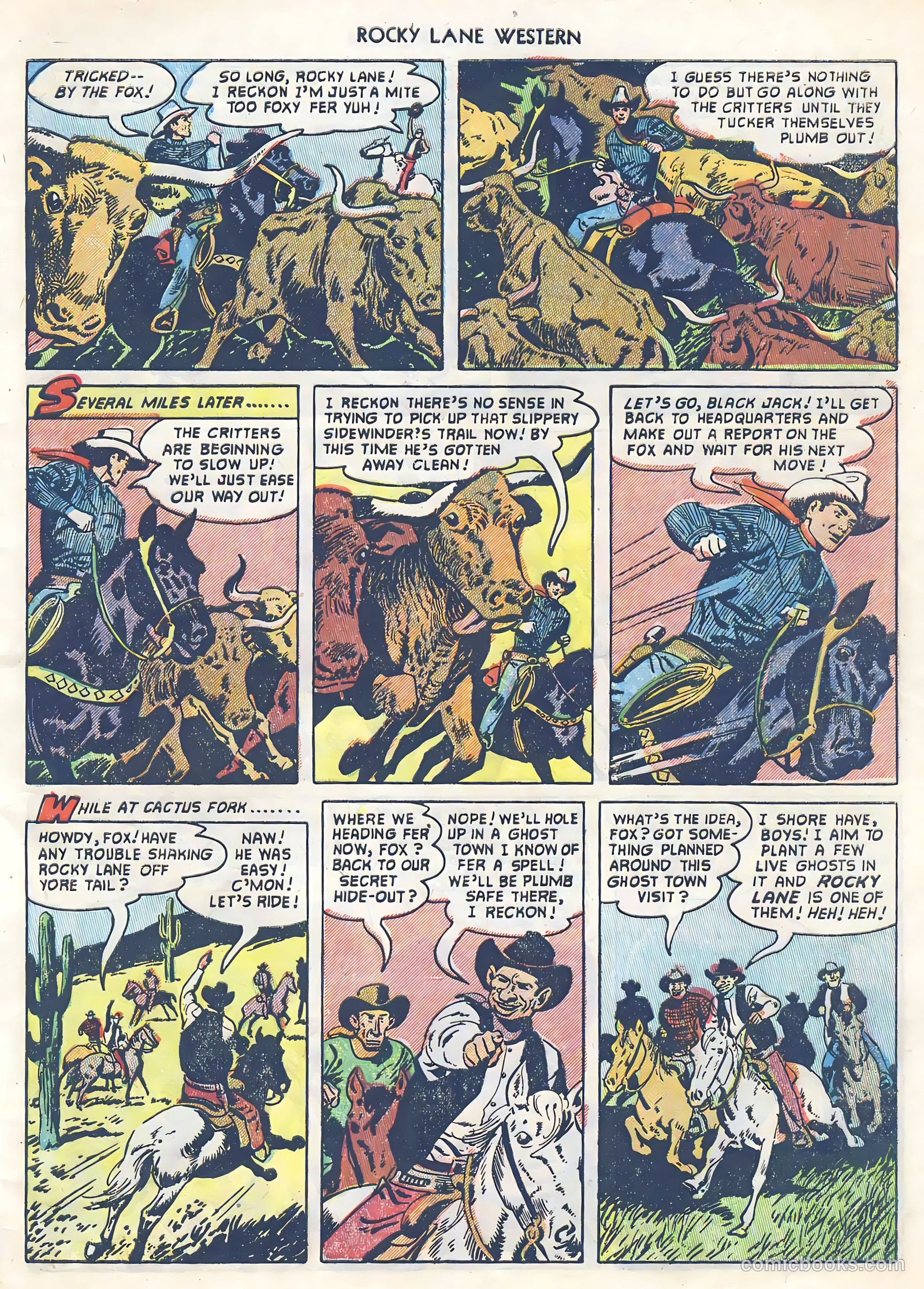 Rocky Lane Western #39 — page 5 of 36