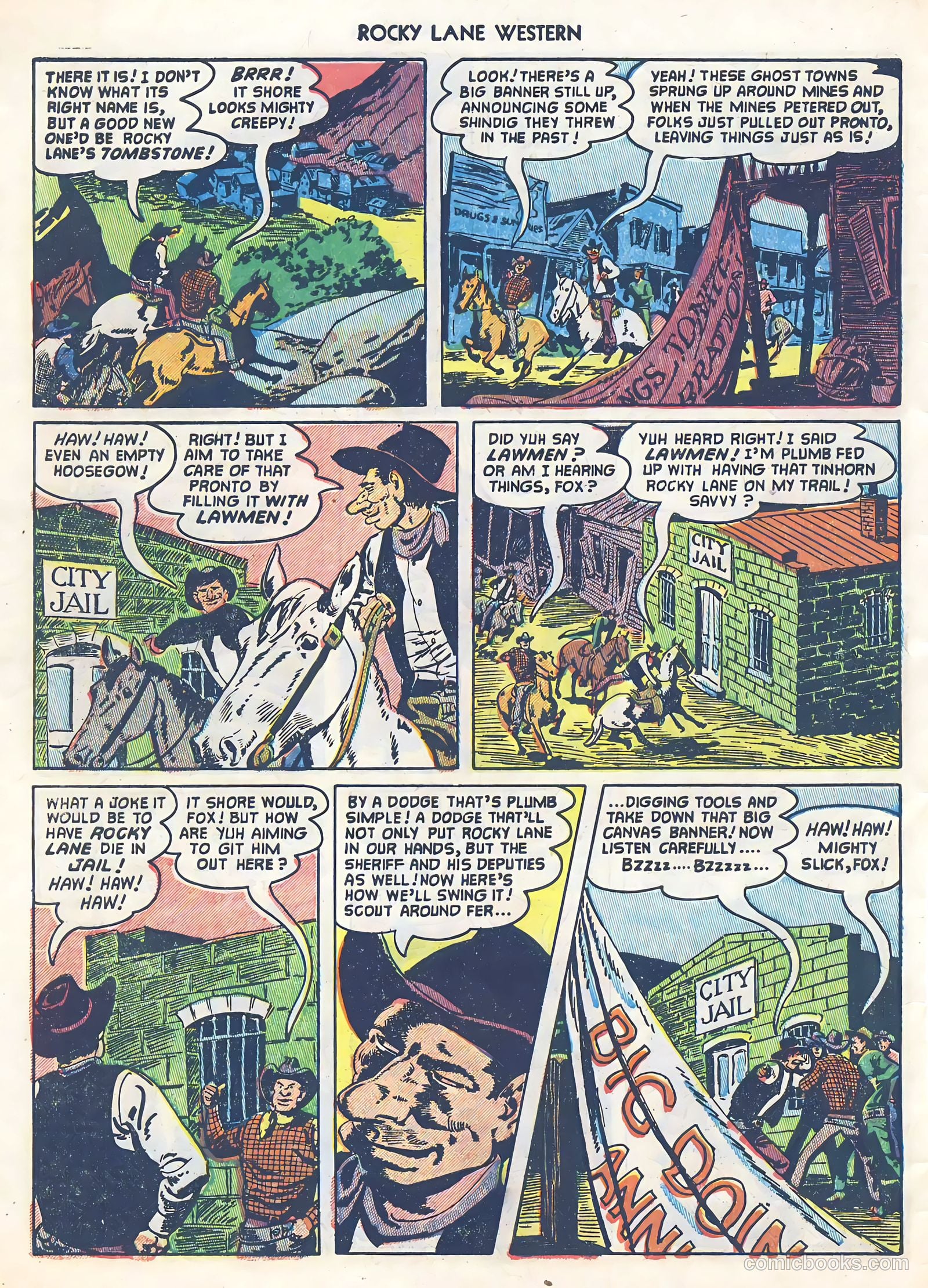 Rocky Lane Western #39 — page 6 of 36